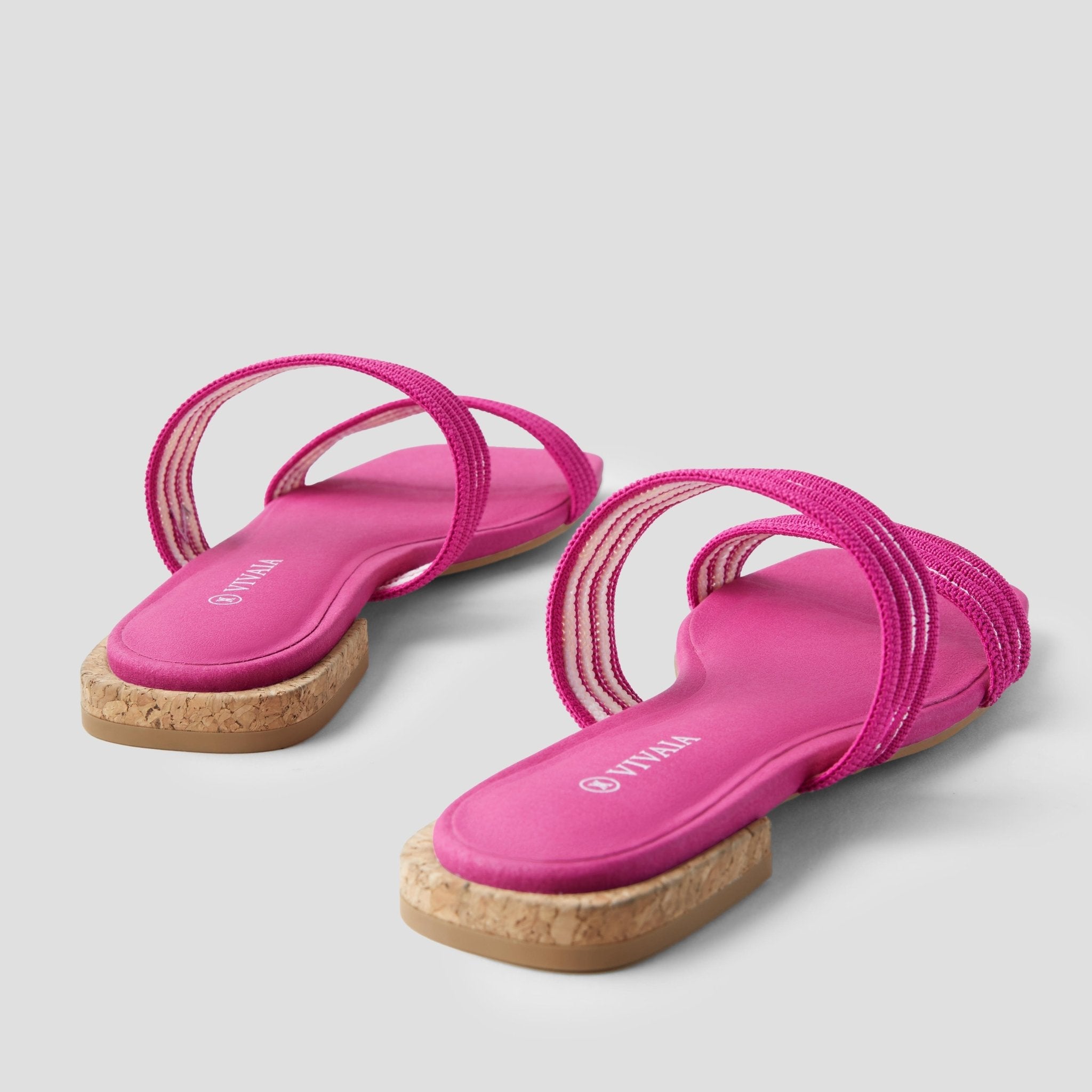 [Maya] Square toe slide sandals