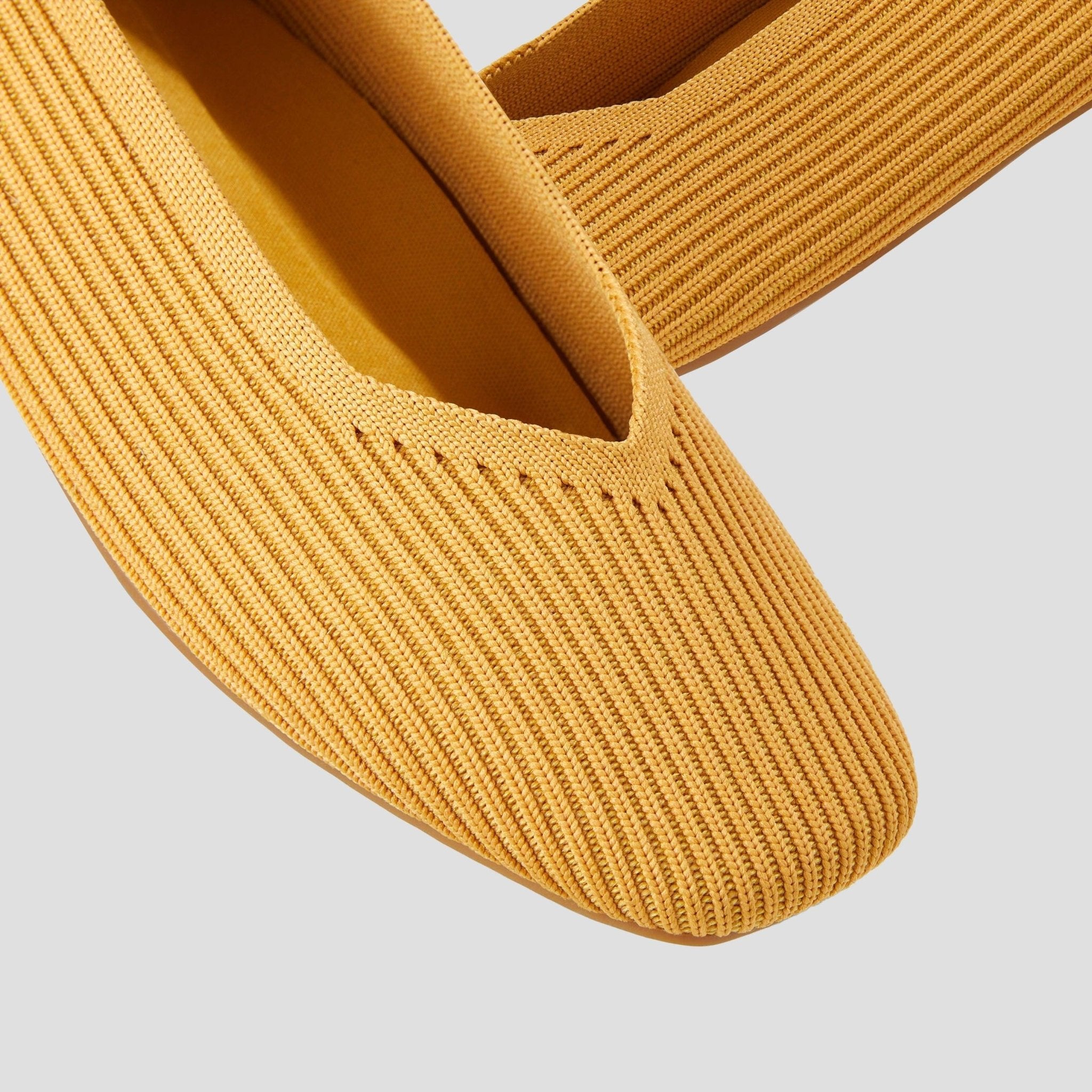 [Margot 2.0] Square toe flat shoes