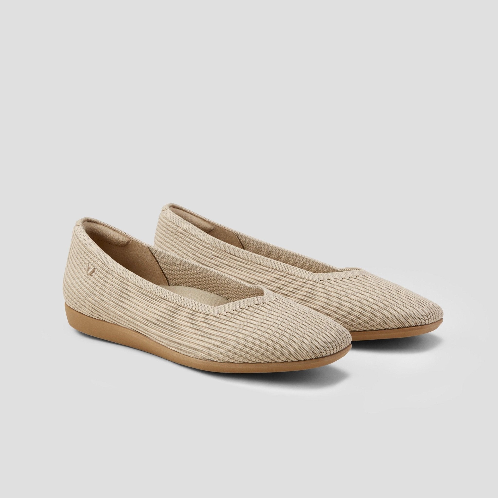 [Margot Walker] Square toe ultra-lightweight thick sole flat shoes