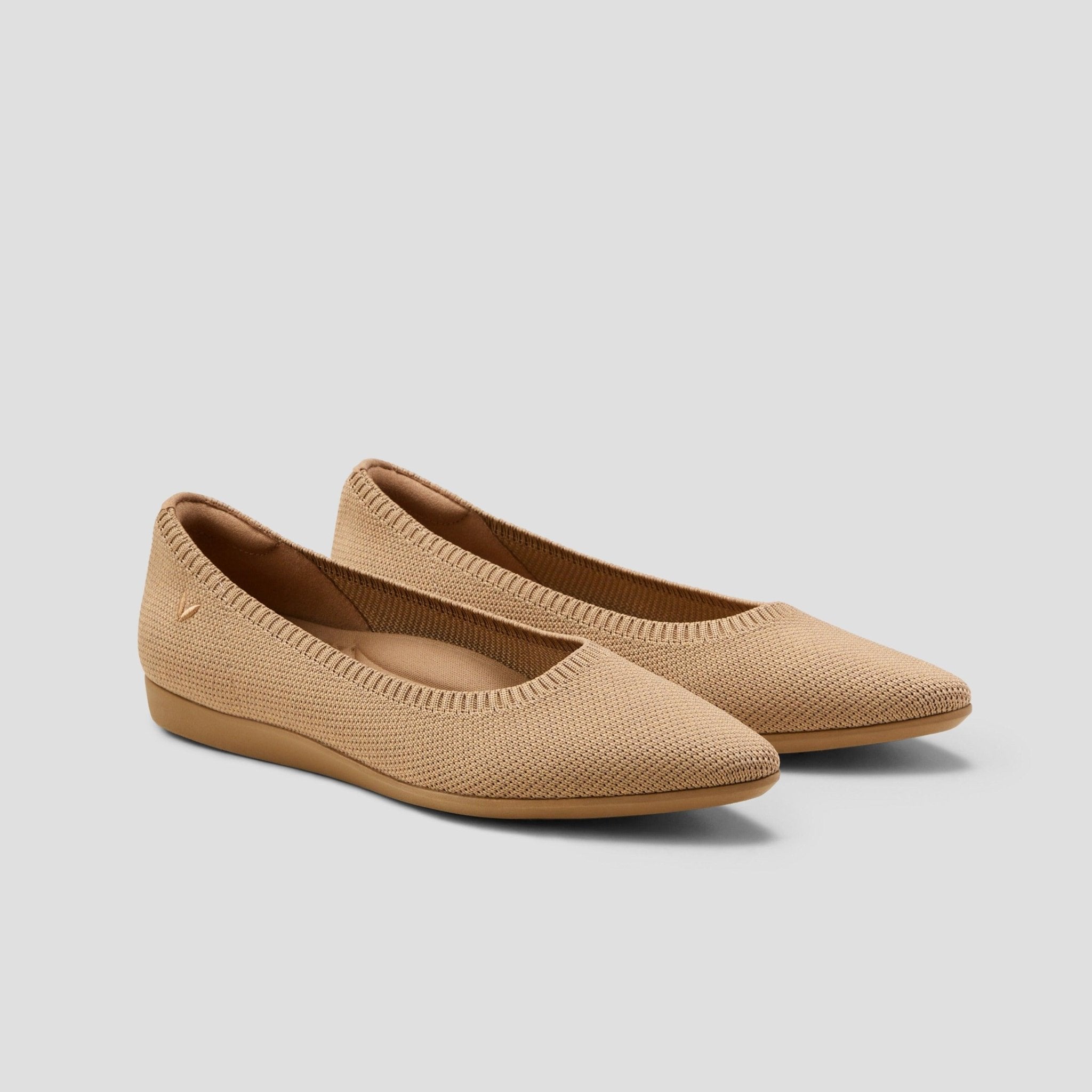 [Aria Walker] Pointed toe Ultra-lightweight Thick Sole Flat Shoes