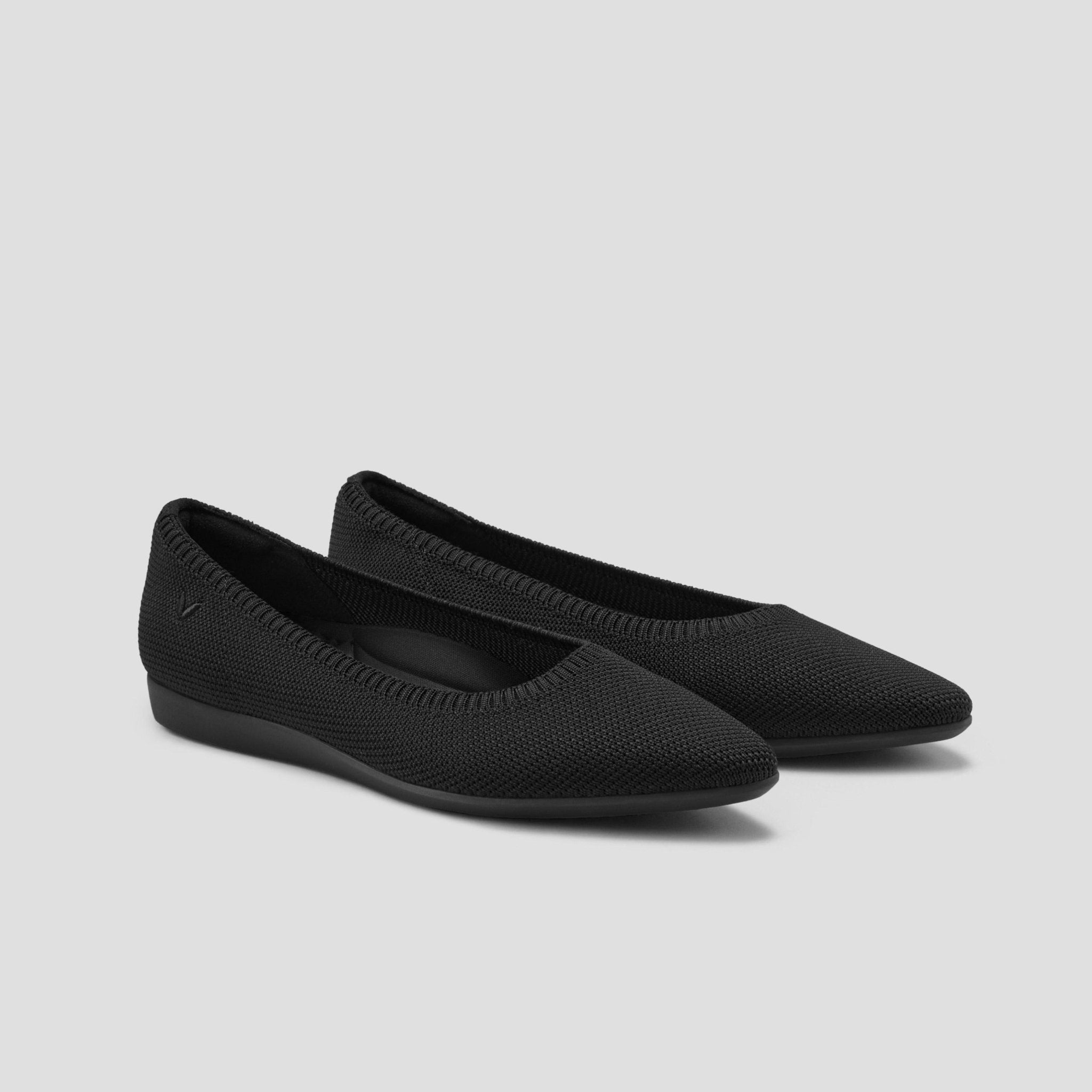 [Aria Walker] Pointed toe Ultra-lightweight Thick Sole Flat Shoes