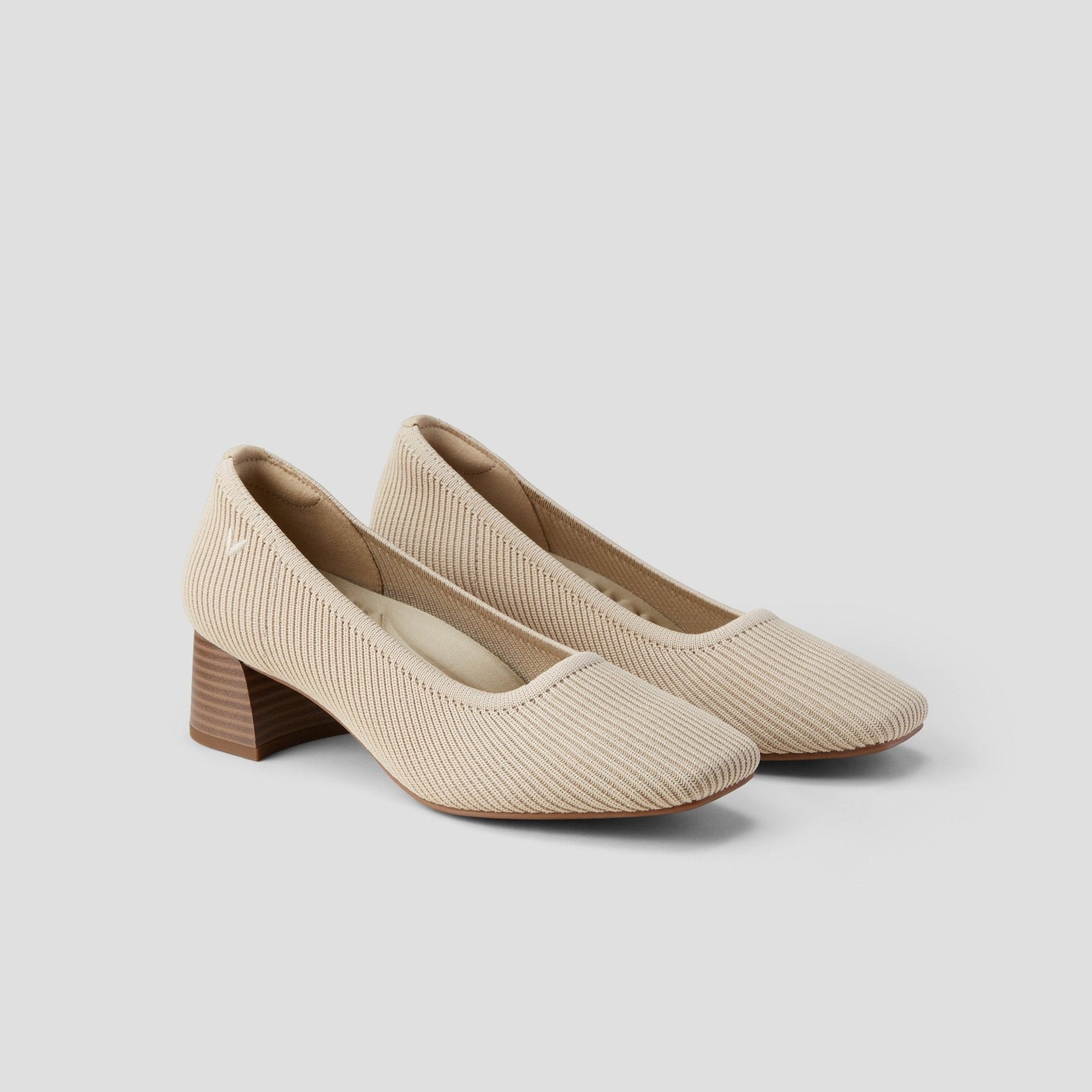 [Melody Pro] Square toe Chunky Heel Pumps