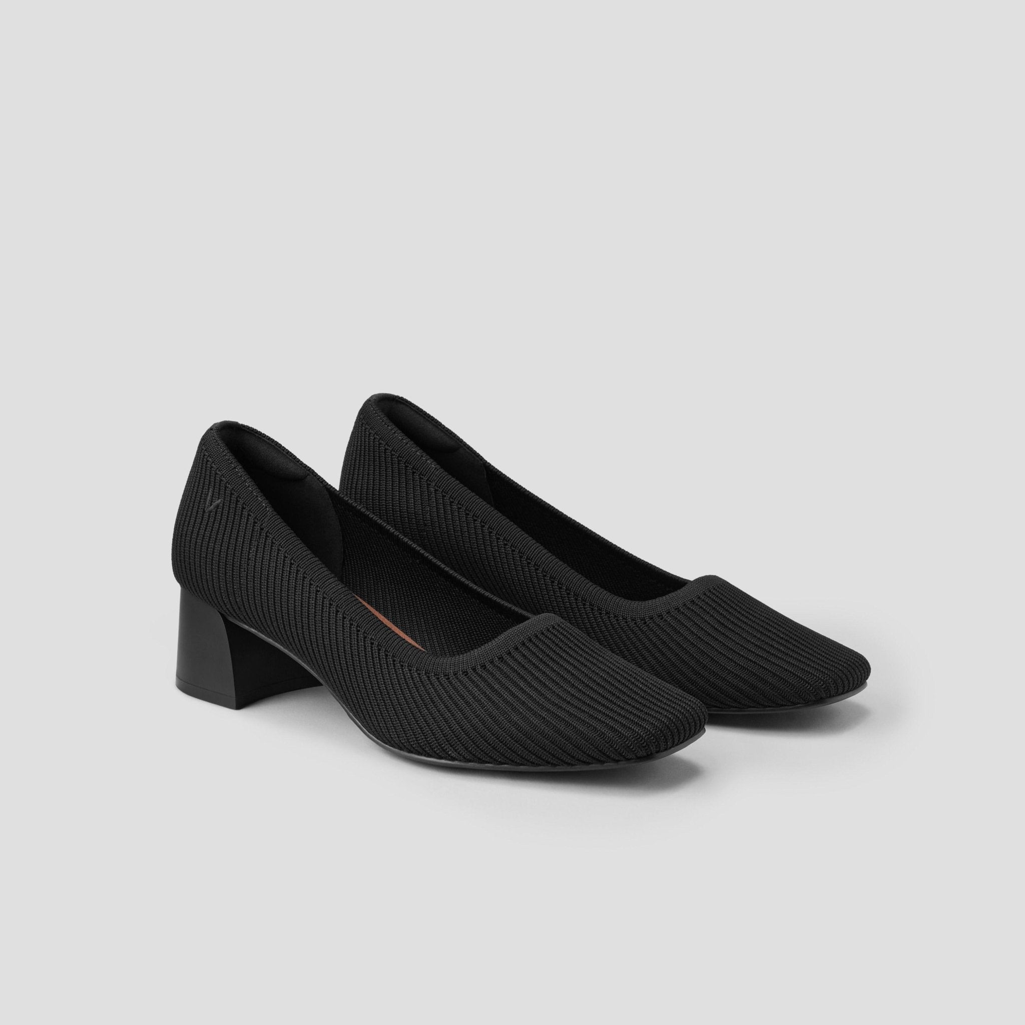 [Melody 2.0] Square toe Chunky Heel Pumps