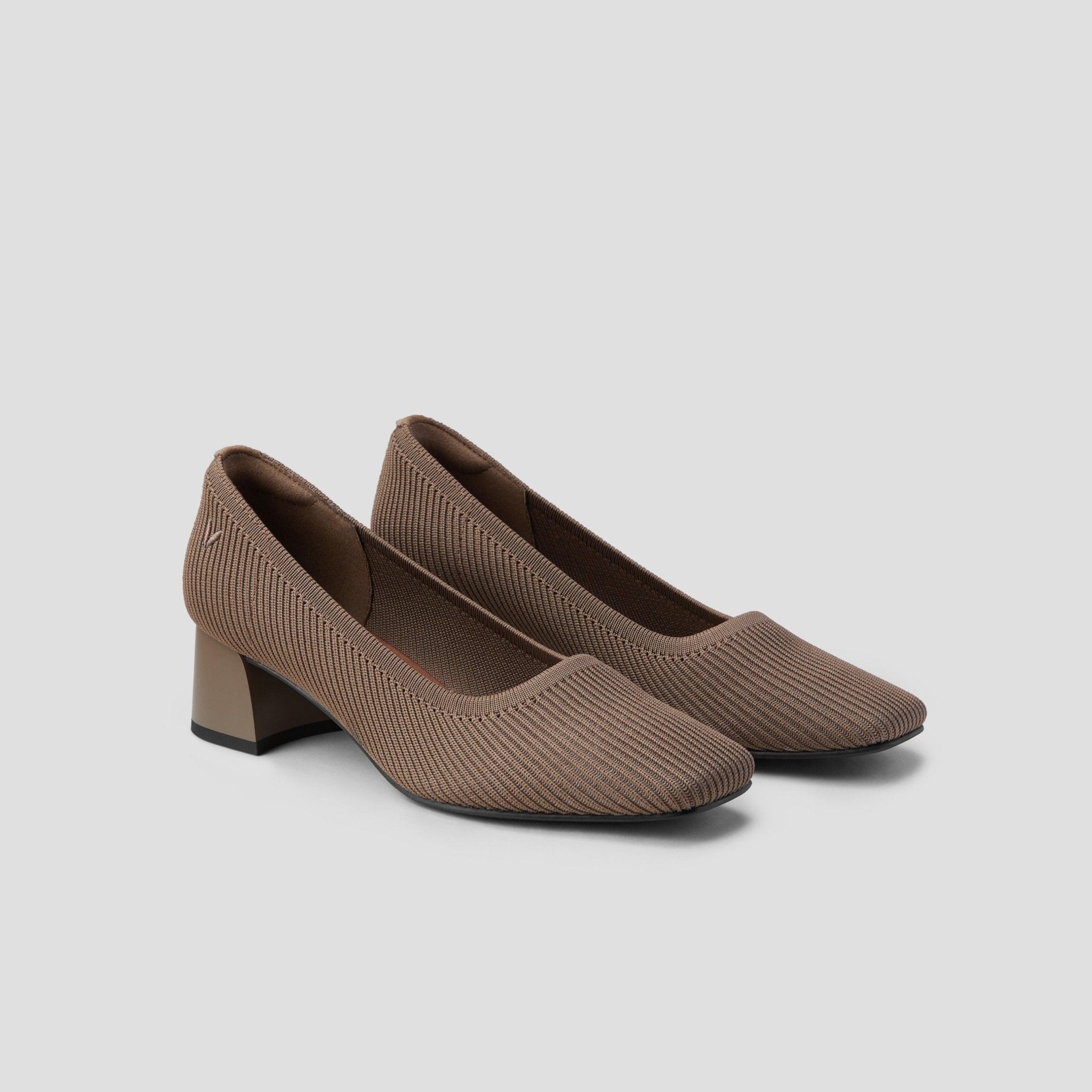 [Melody 2.0] Square toe Chunky Heel Pumps