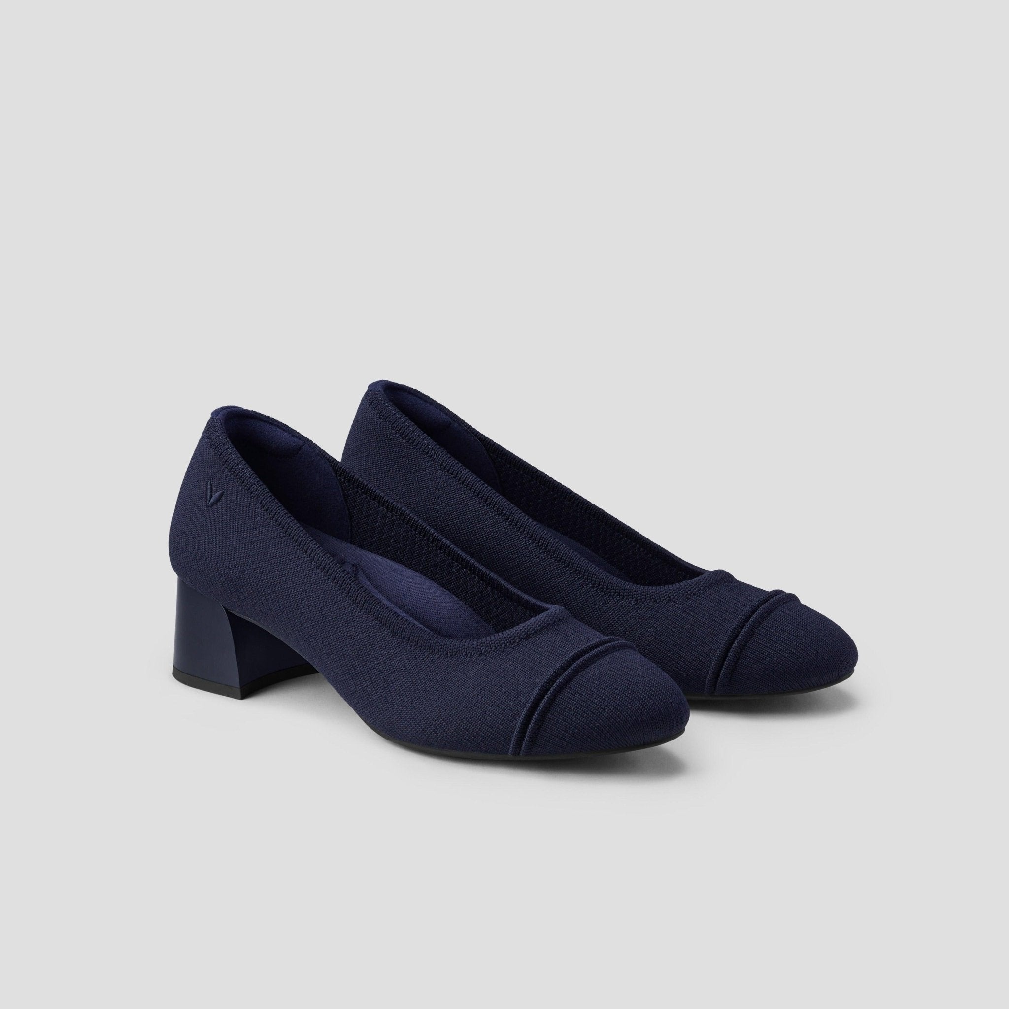 [Julie Pro] Round toe Chunky Heel Pumps