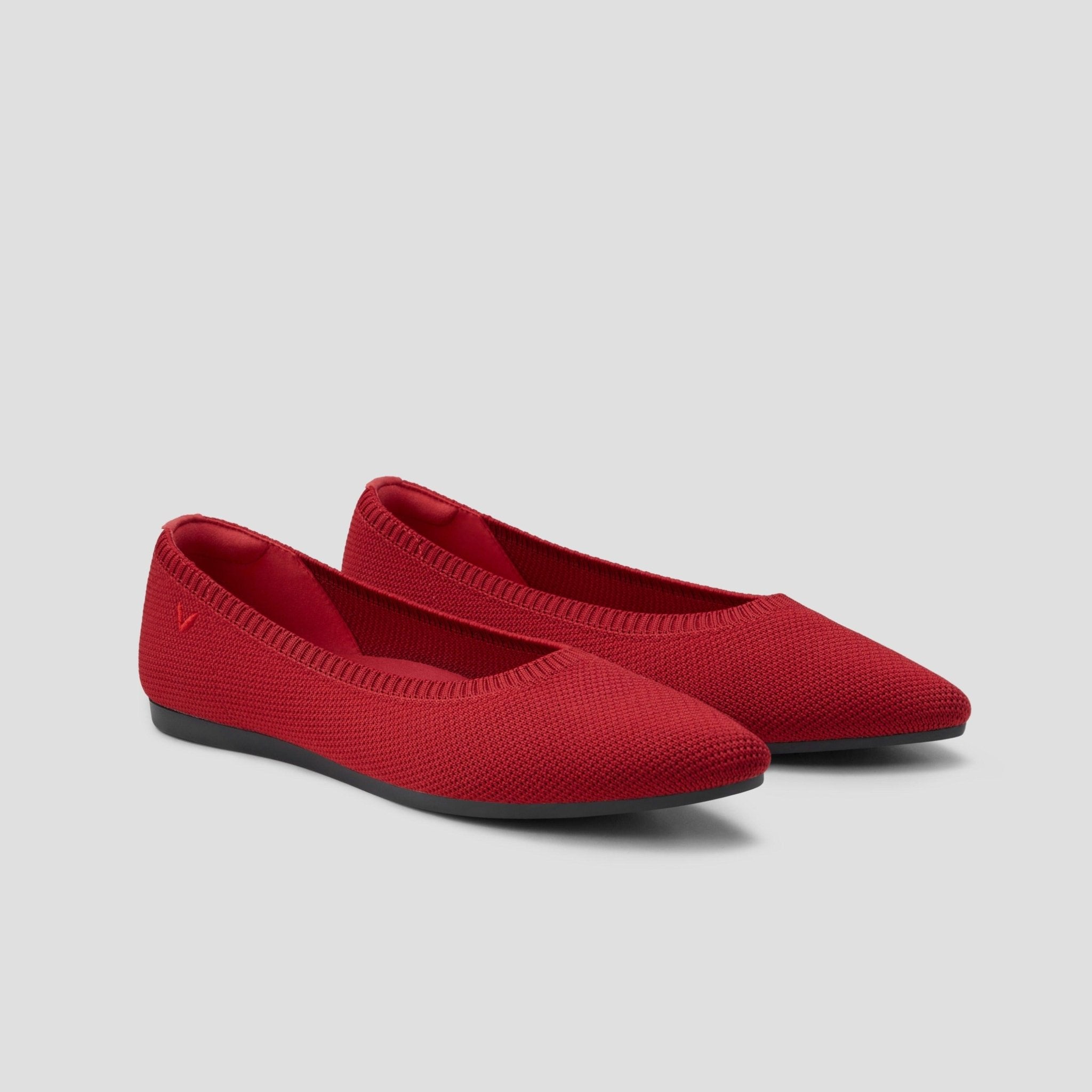 [Aria 5°] Pointed toe flat shoes