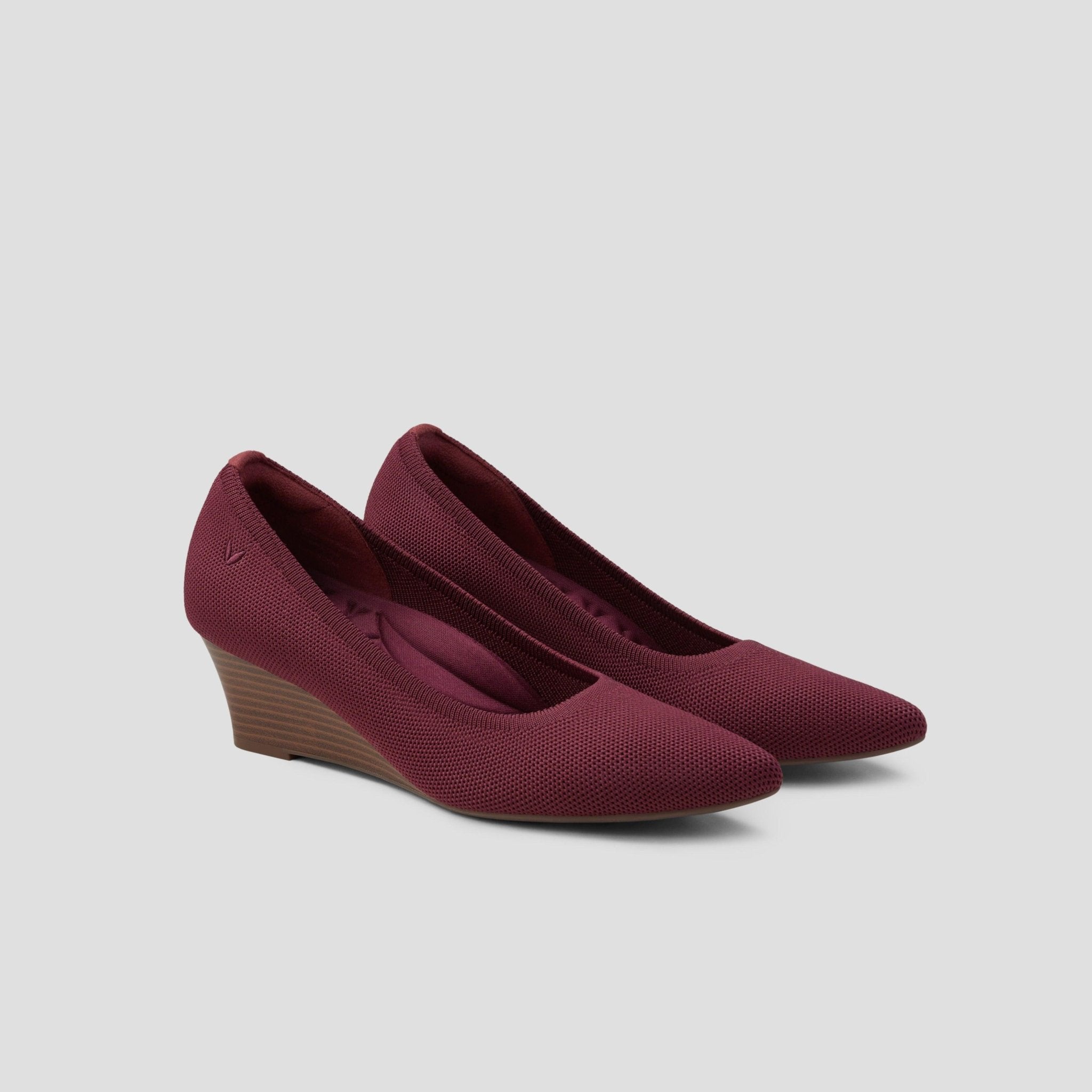 [Aria Wedge Pro] Pointed toe wedge heel pumps