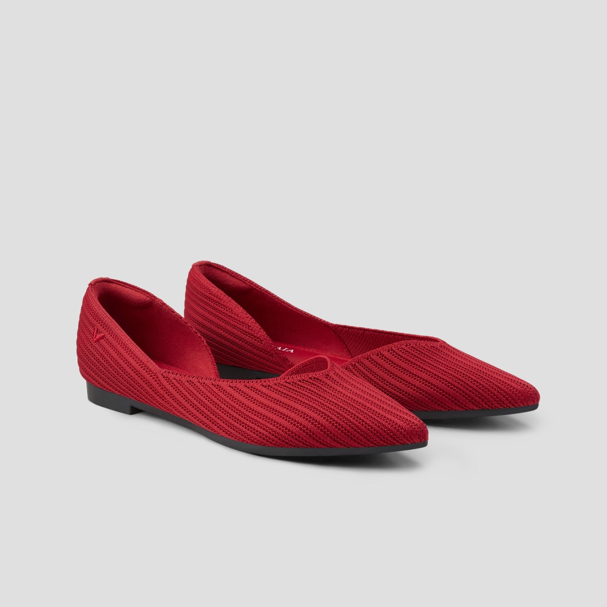 [Melia 2.0] Pointed toe V-cut flat shoes