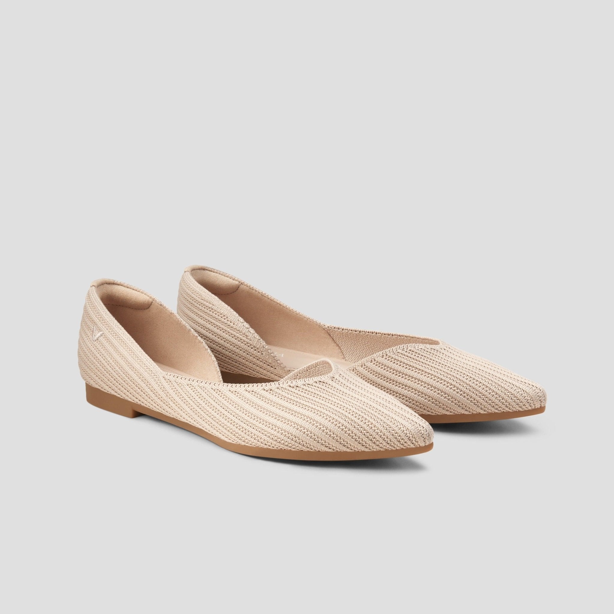 [Melia 2.0] Pointed toe V-cut flat shoes