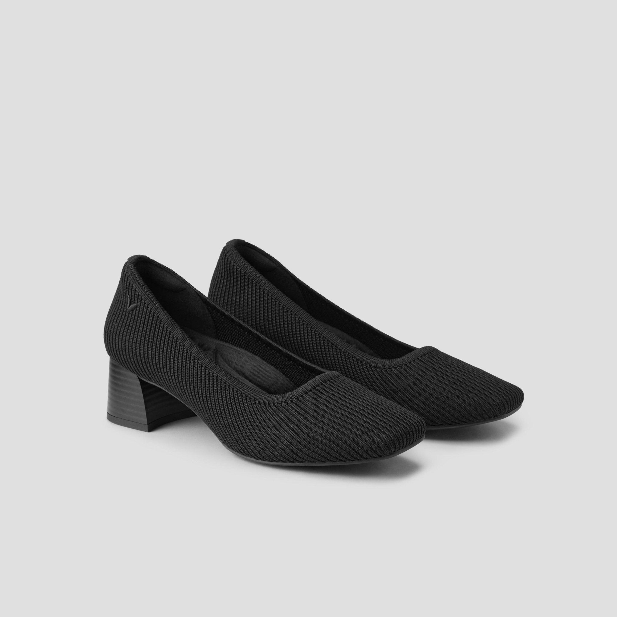 [Melody Pro] Square toe Chunky Heel Pumps