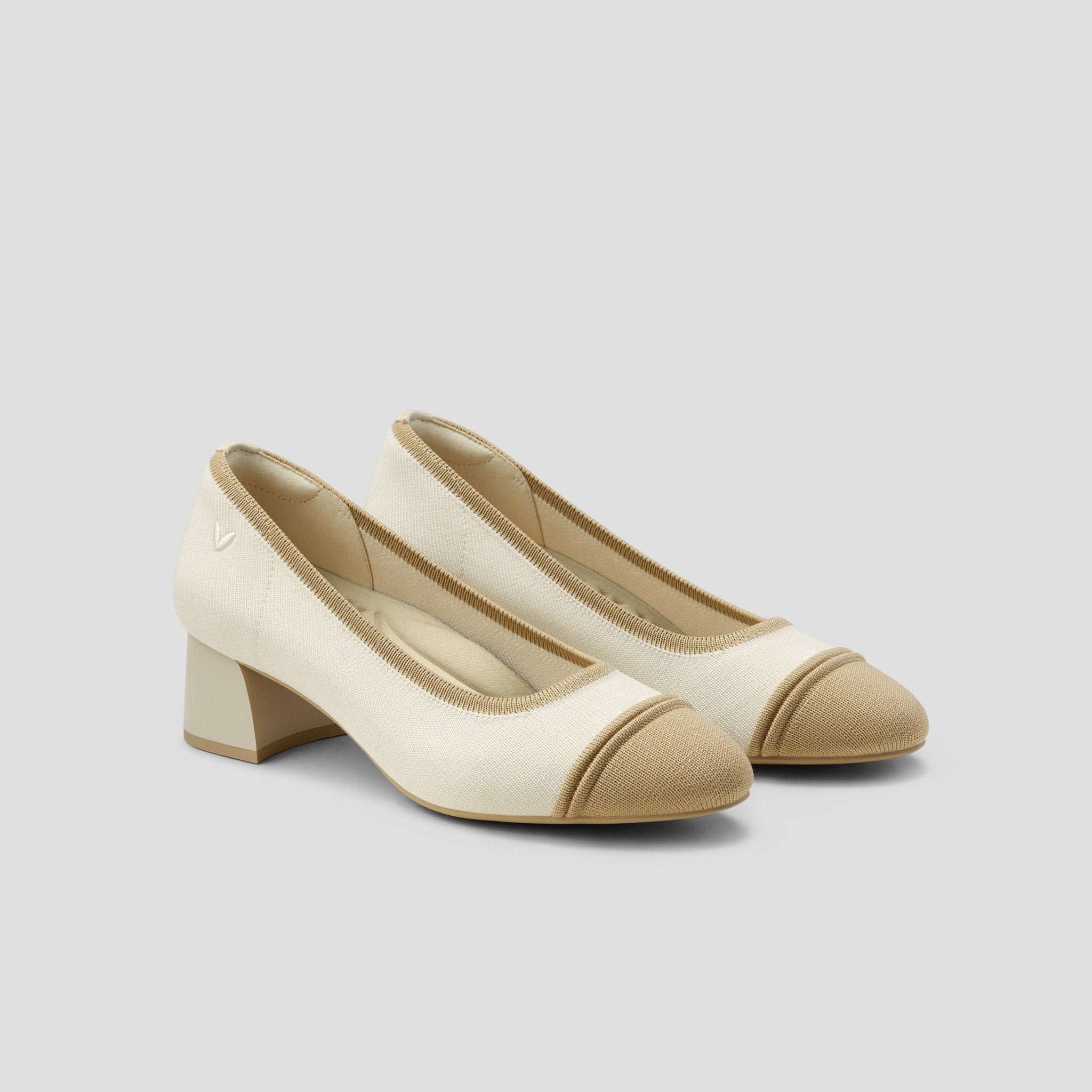 [Julie Pro] Round toe Chunky Heel Pumps