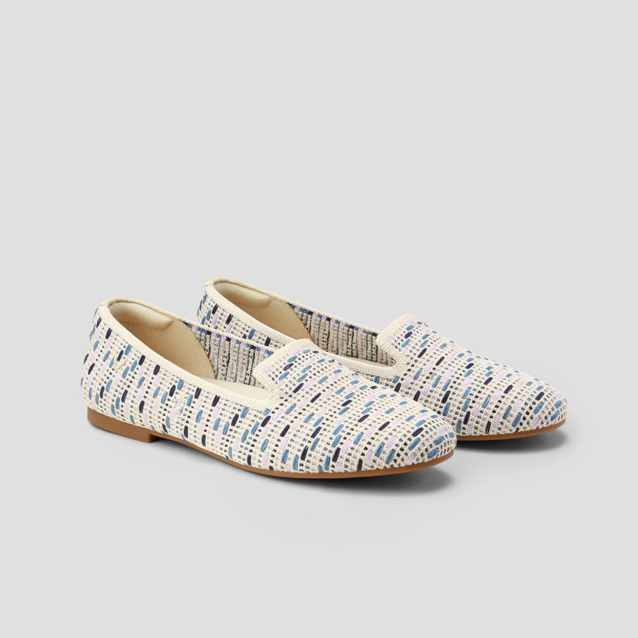 [Audrey] Round toe Spring/Summer Season Knit Loafers