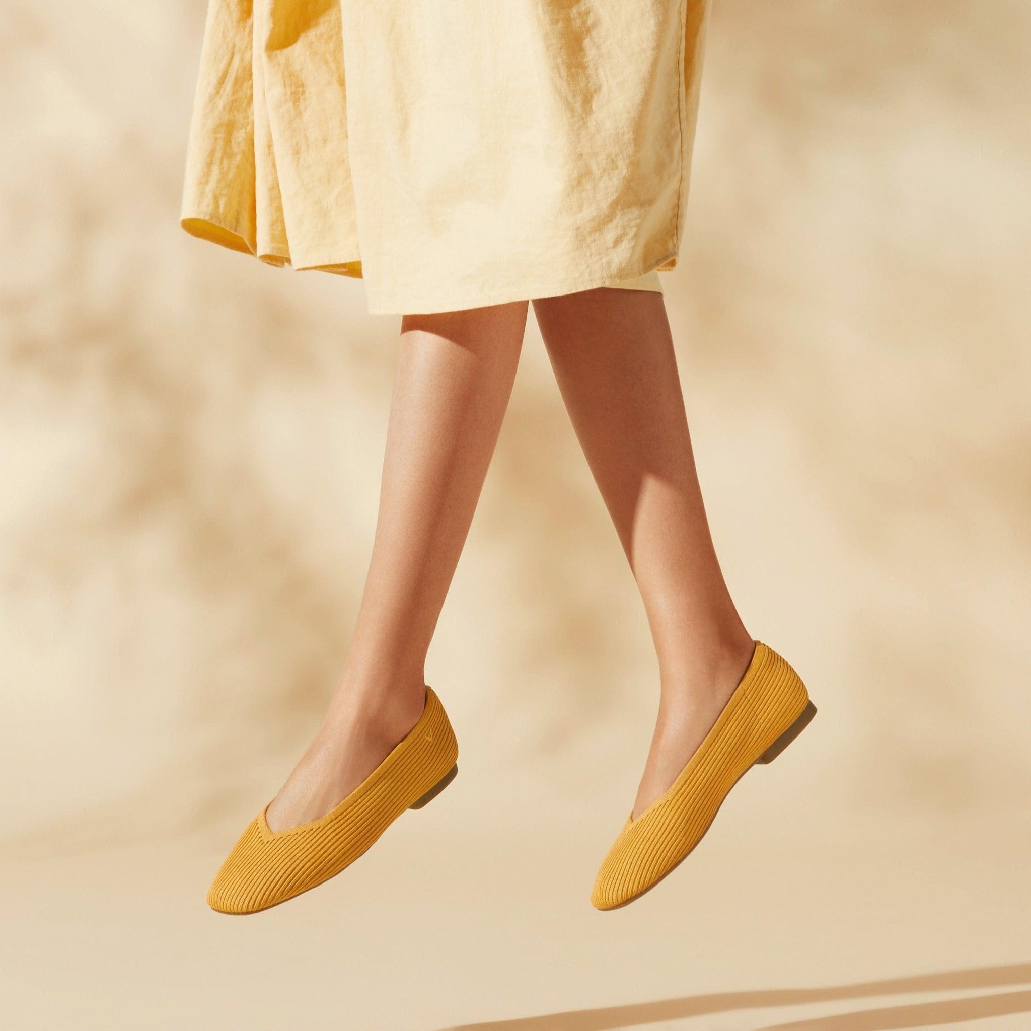 [Margot 2.0] Square toe flat shoes