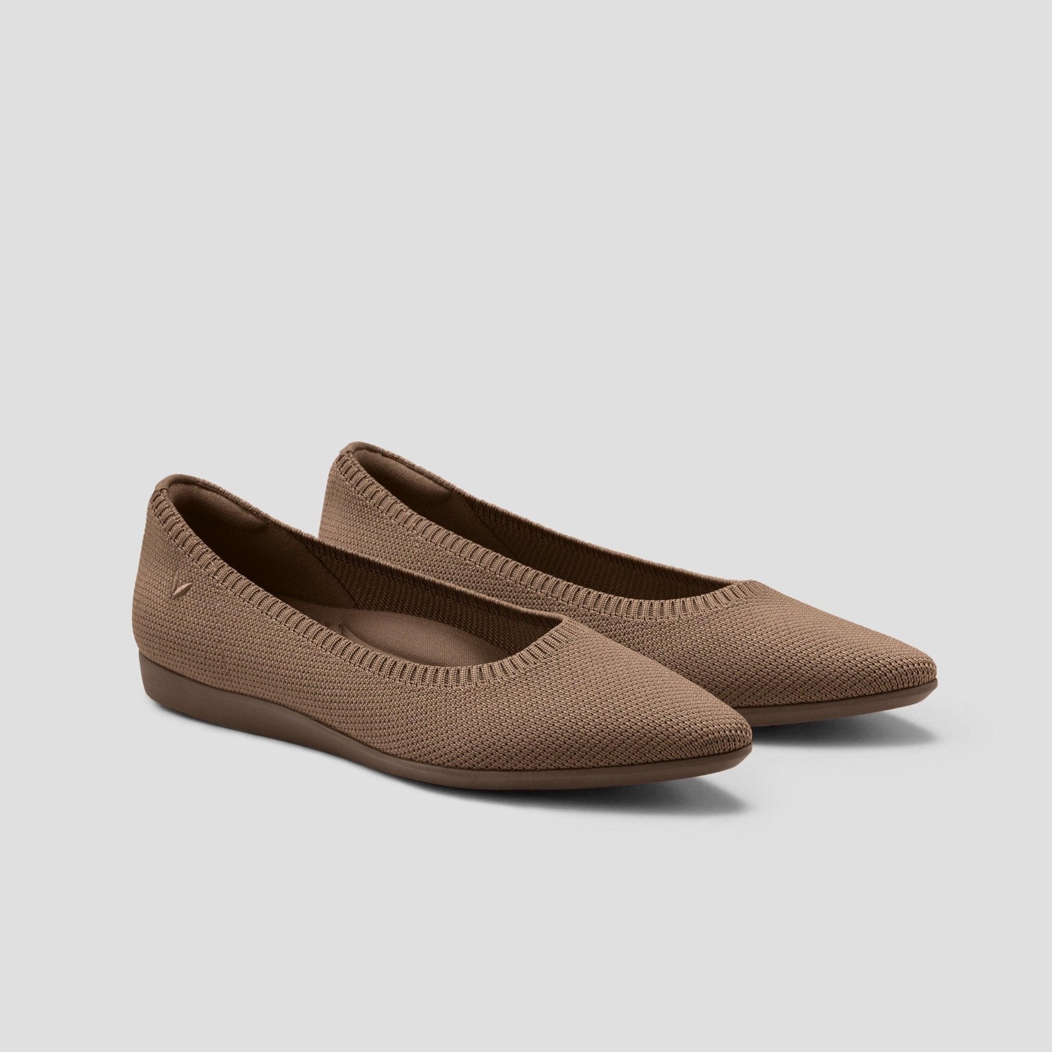 [Aria Walker] Pointed toe Ultra-lightweight Thick Sole Flat Shoes