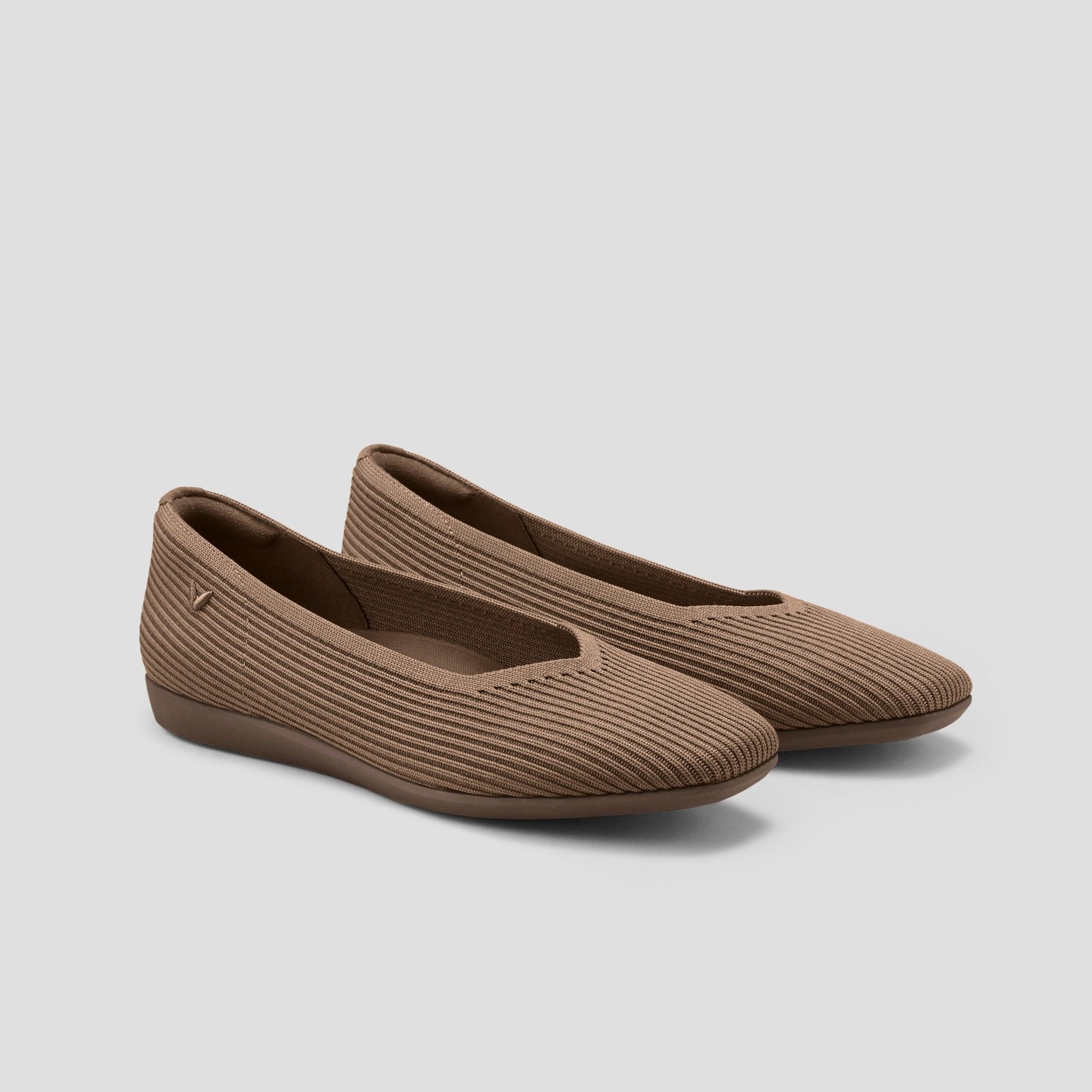 [Margot Walker] Square toe ultra-lightweight thick sole flat shoes