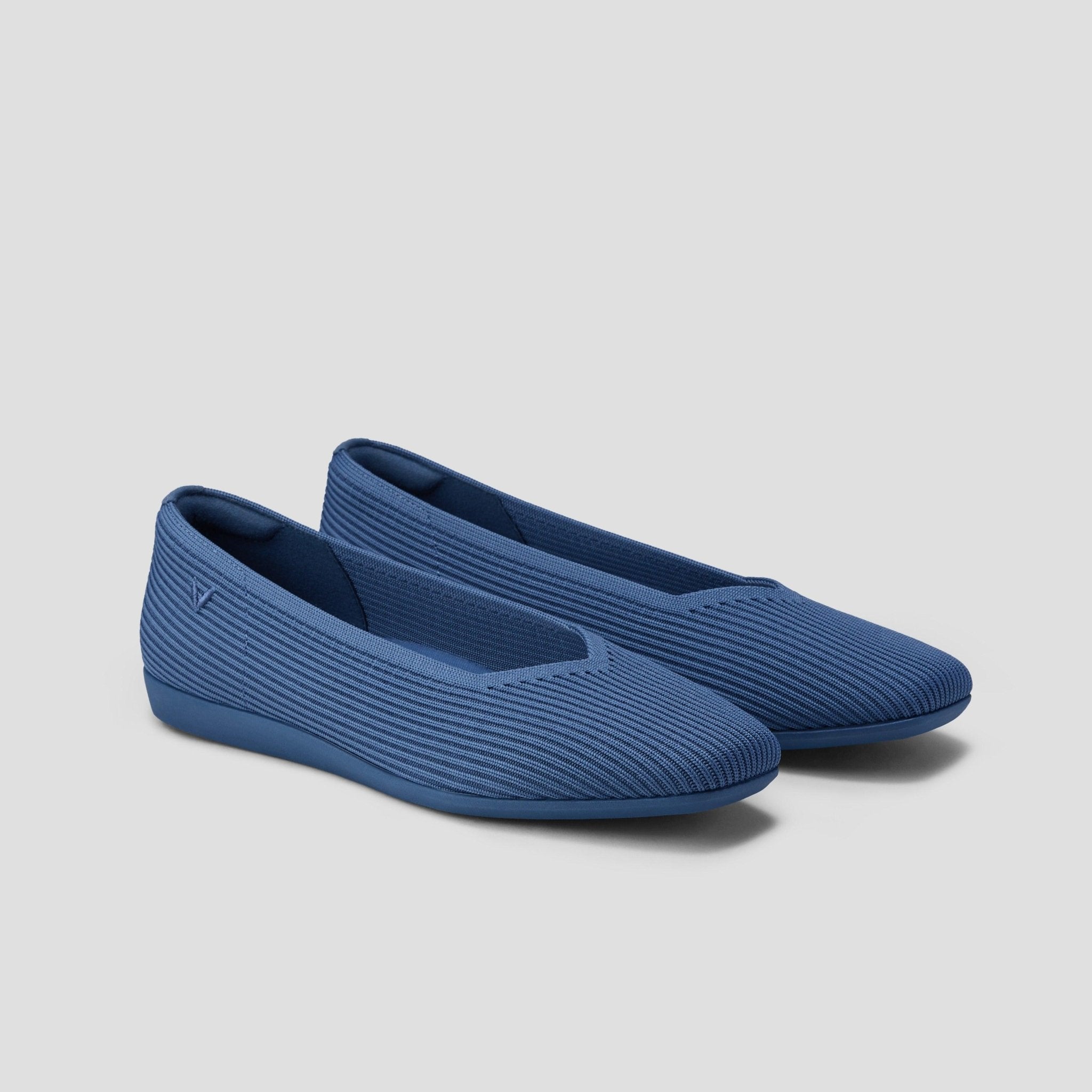 [Margot Walker] Square toe ultra-lightweight thick sole flat shoes