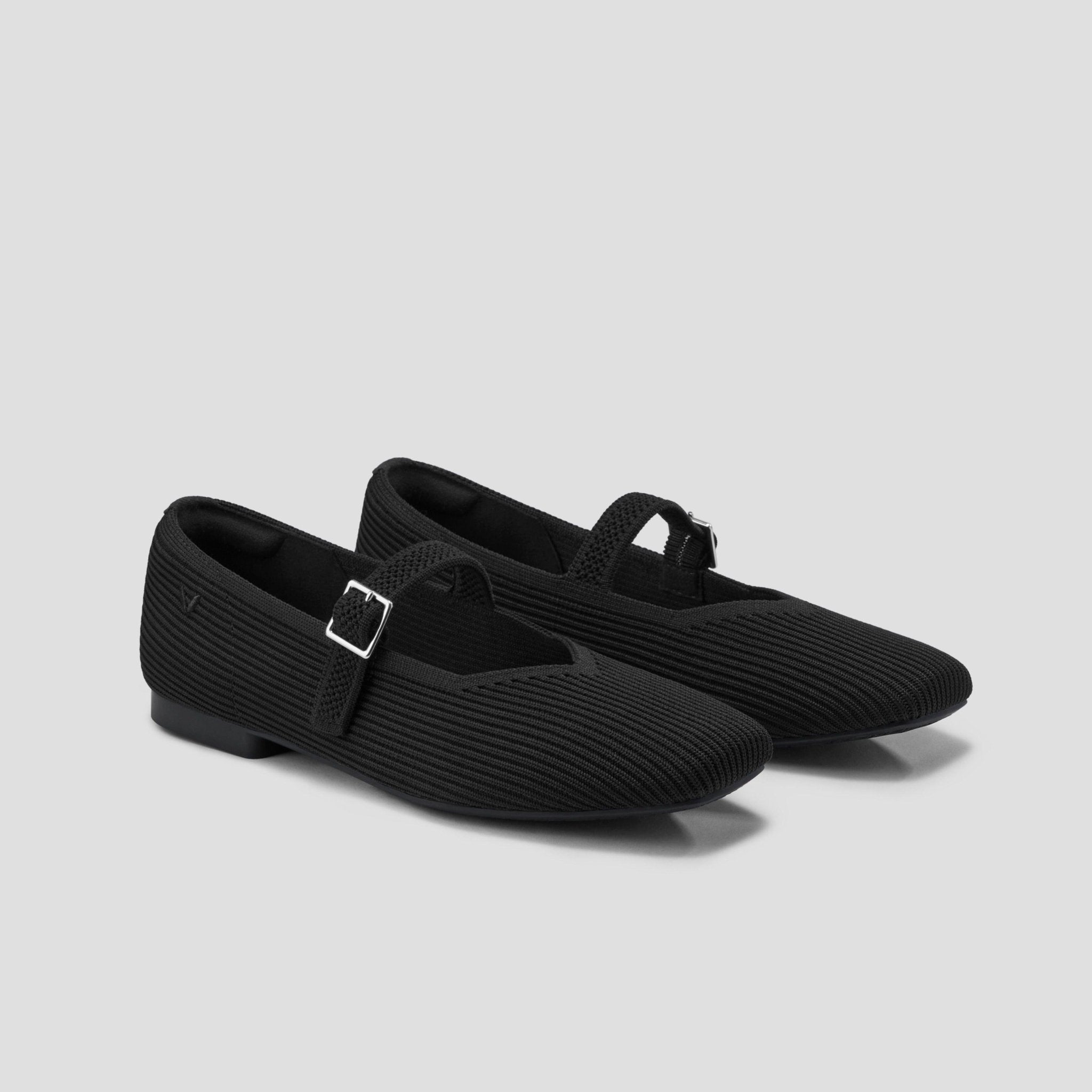 [Margot Mary-Jane] Square toe Mary-Jane flat shoes