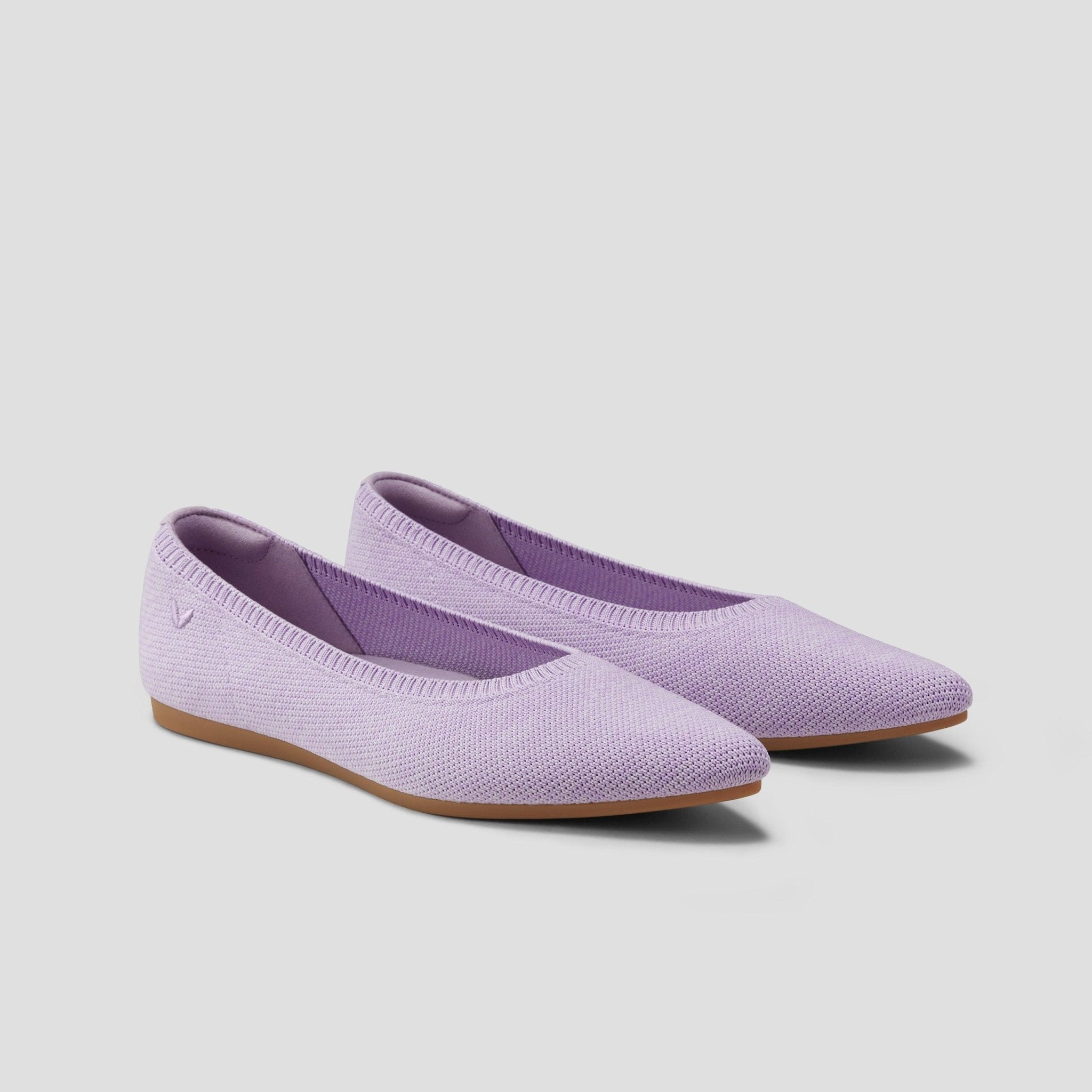 [Aria 5°] Pointed toe flat shoes