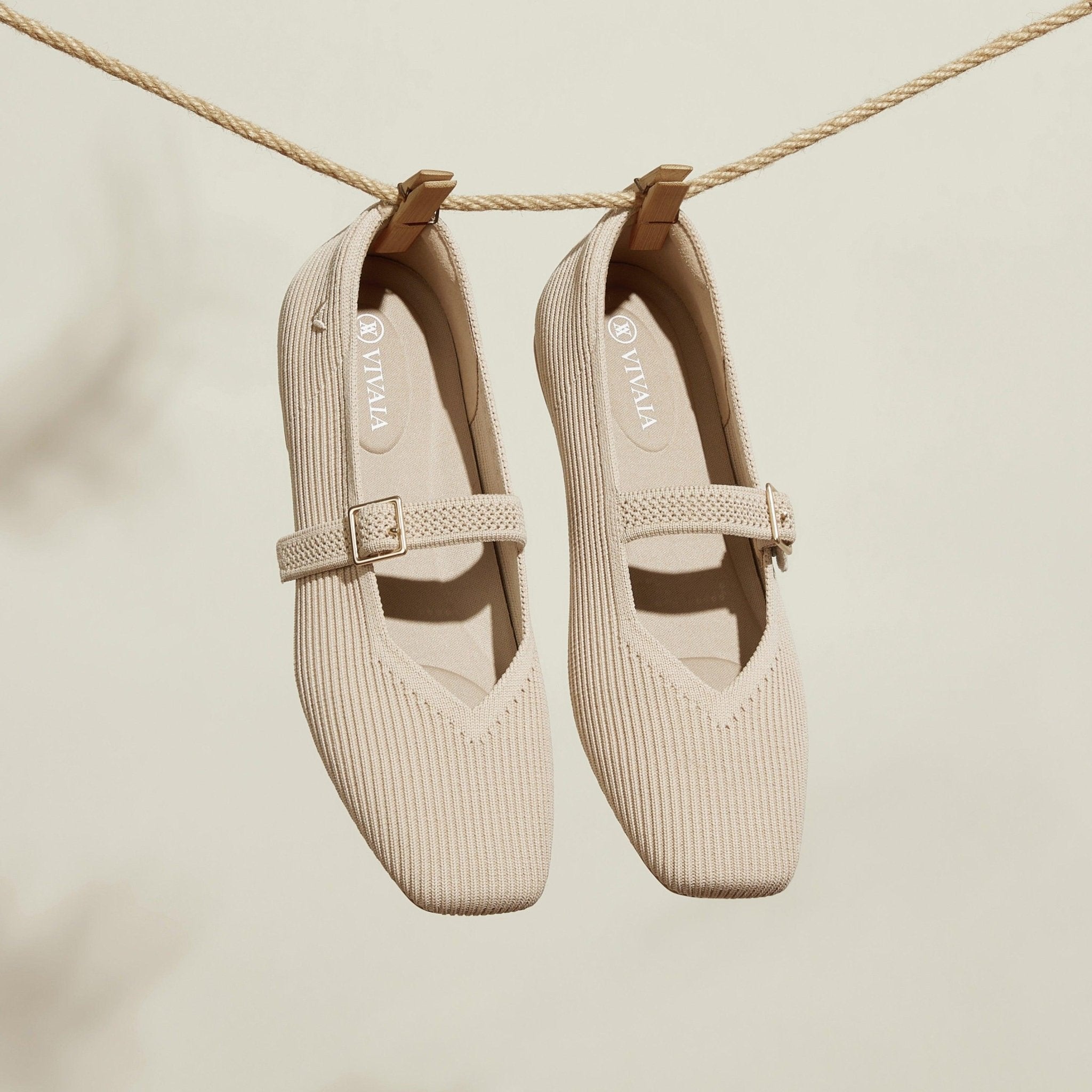 [Margot Mary-Jane] Square toe extra wide (up to 5E) Mary Jane flat shoes