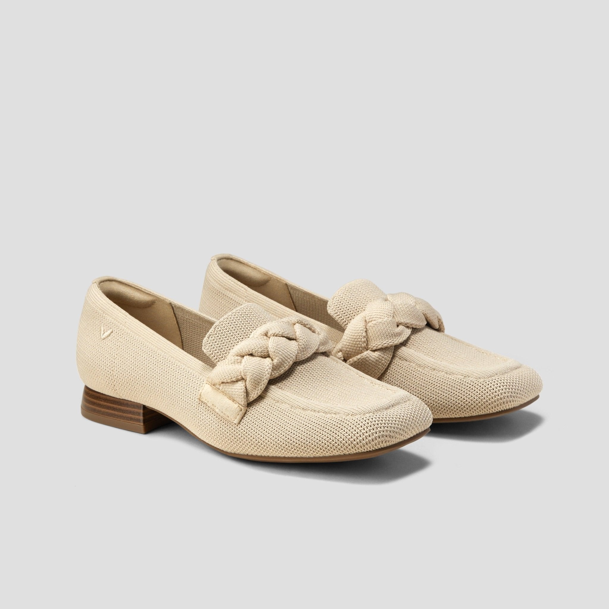 [Caitlin 2.0] Square toe knot design loafers