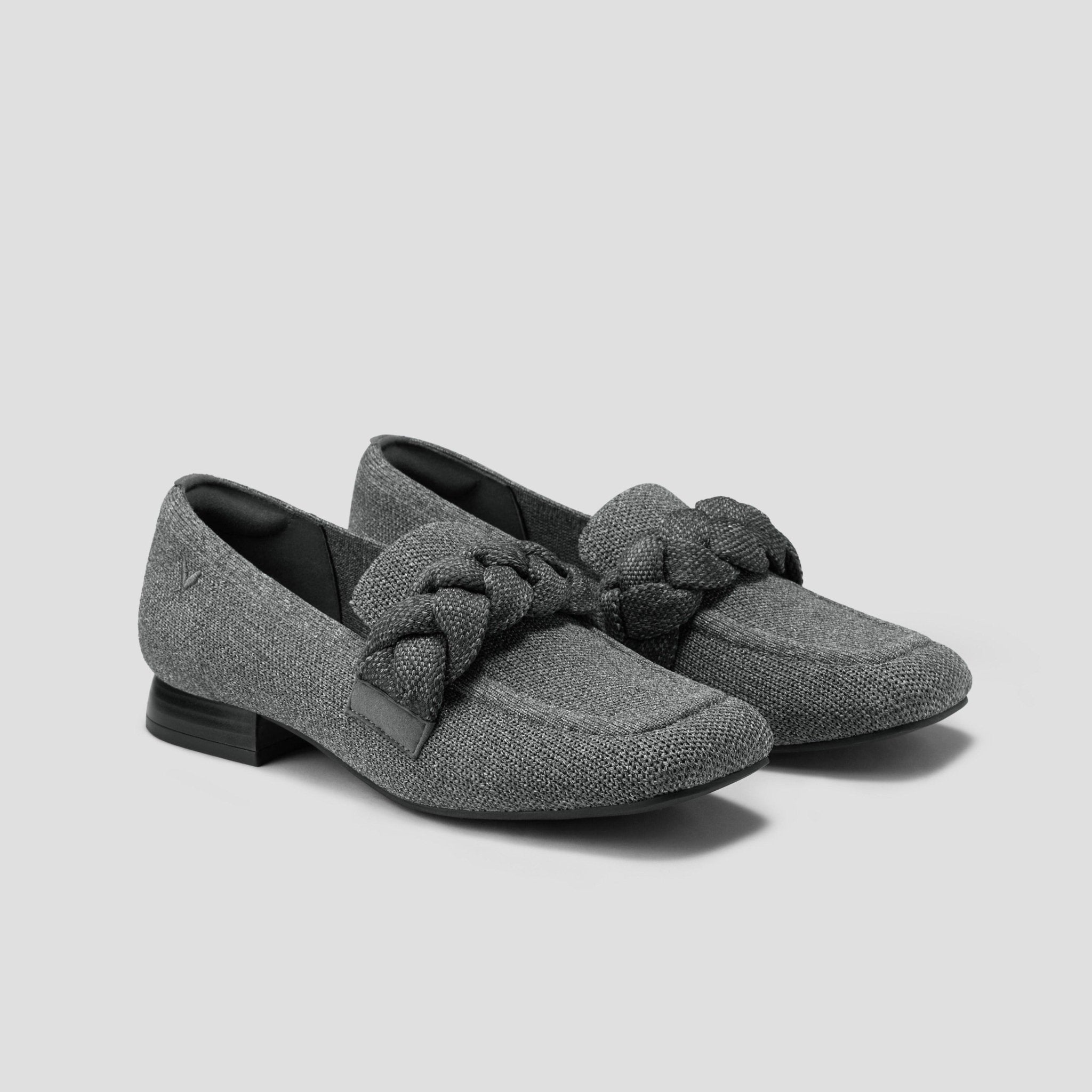 [Caitlin 2.0] Square toe knot design loafers