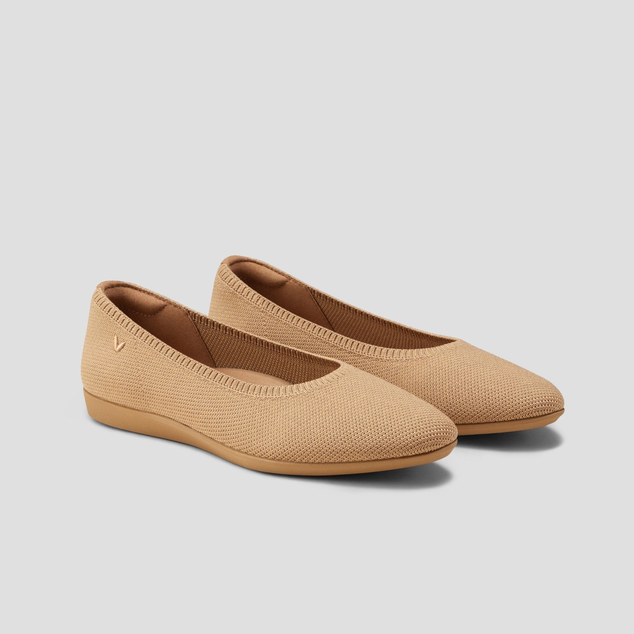 [Tamia Walker] Almond Toe Ultra-Lightweight Thick Sole Flat Shoes