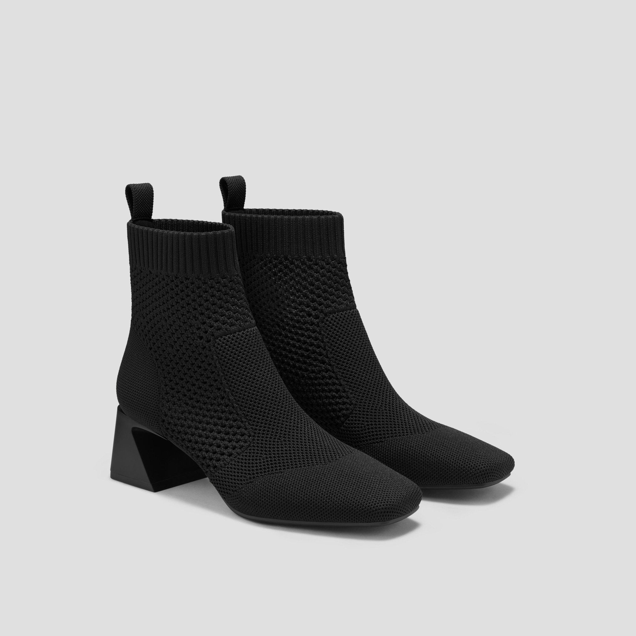 [Melissa 2.0] Square toe retro design short boots