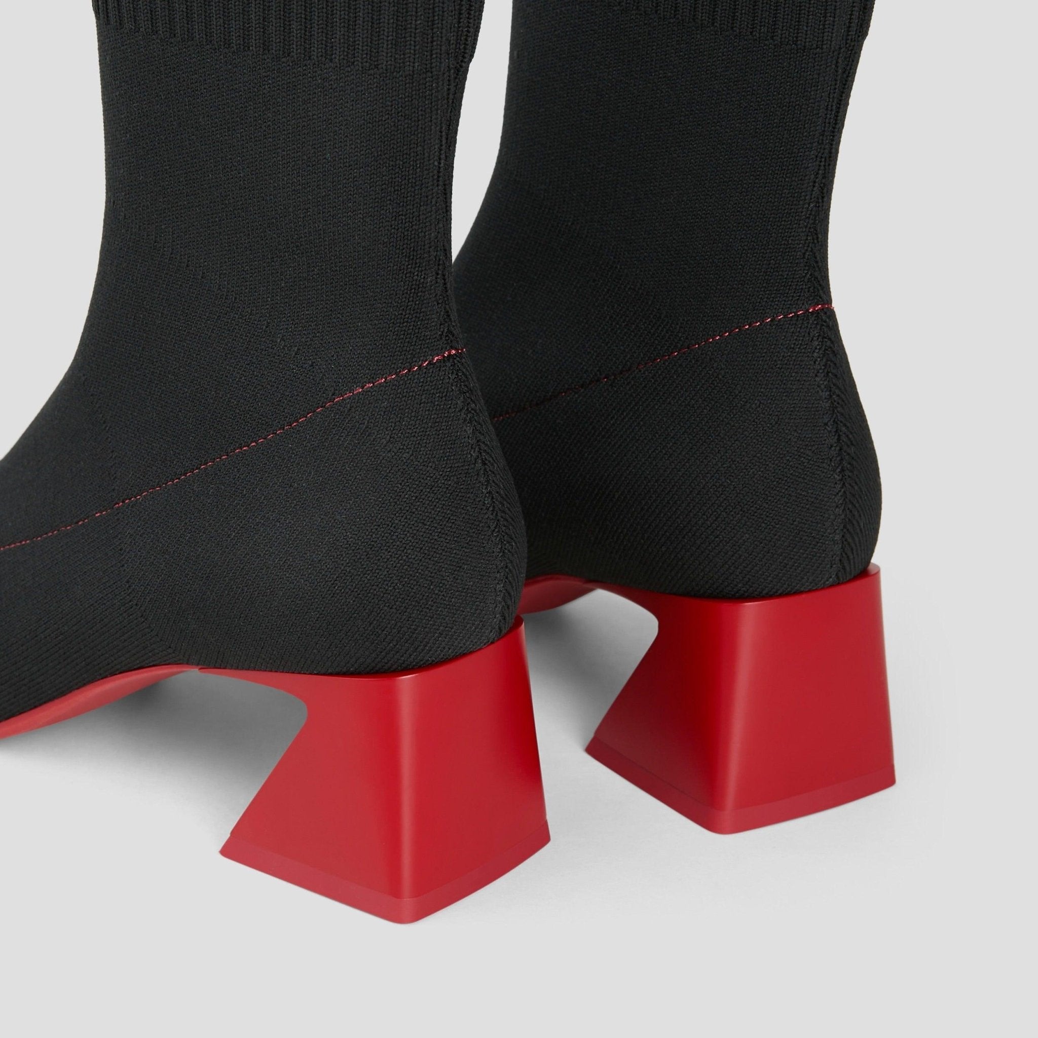 [Regina Pro] スクエアトゥ 撥水加工 ショートブーツ