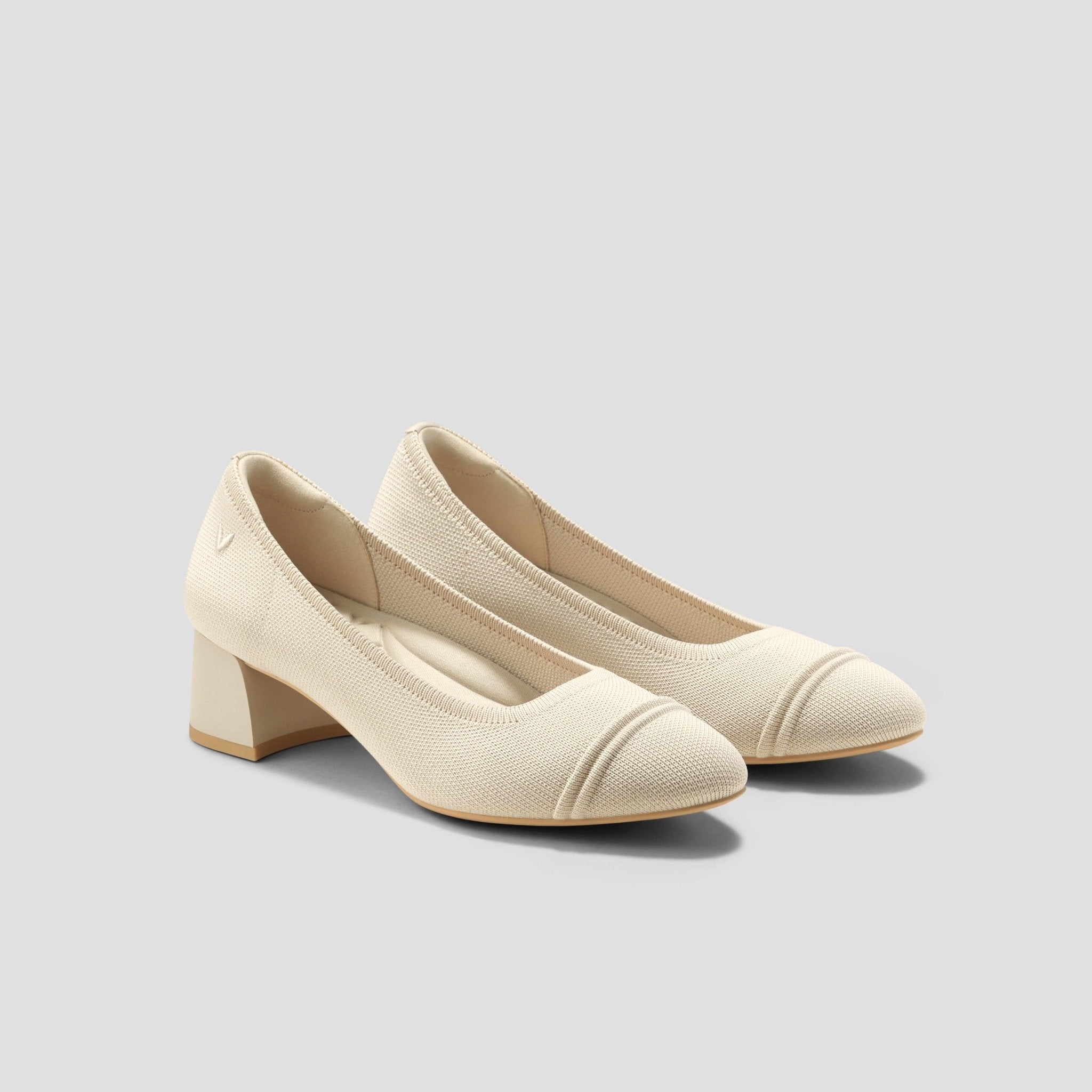 [Julie Pro] Round toe Chunky Heel Pumps