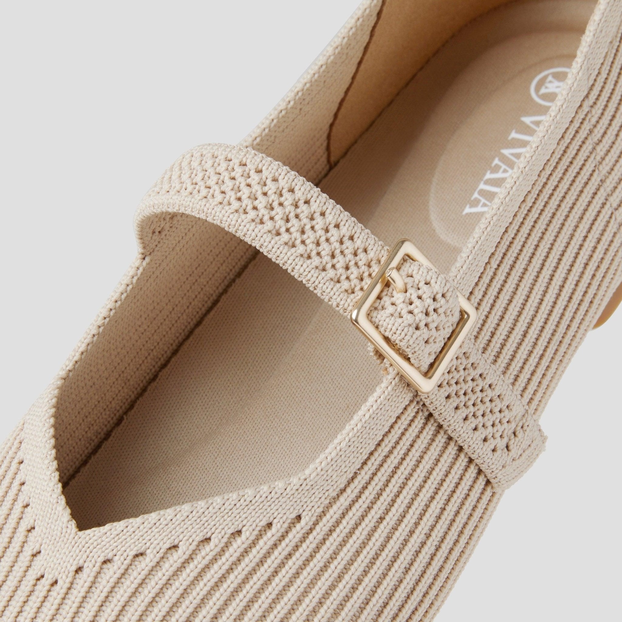 [Margot Mary-Jane] Square toe extra wide (up to 5E) Mary Jane flat shoes