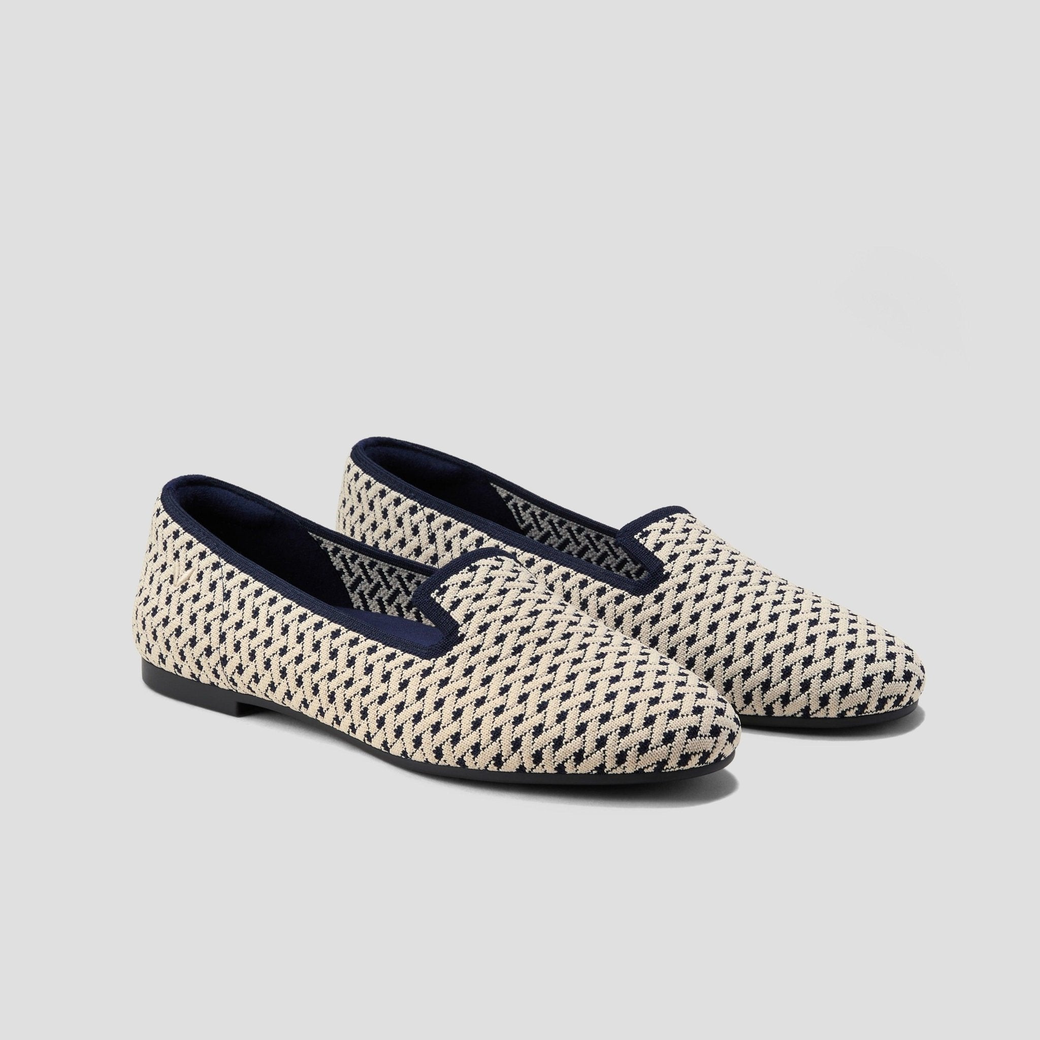 [Audrey] Round toe knit loafers