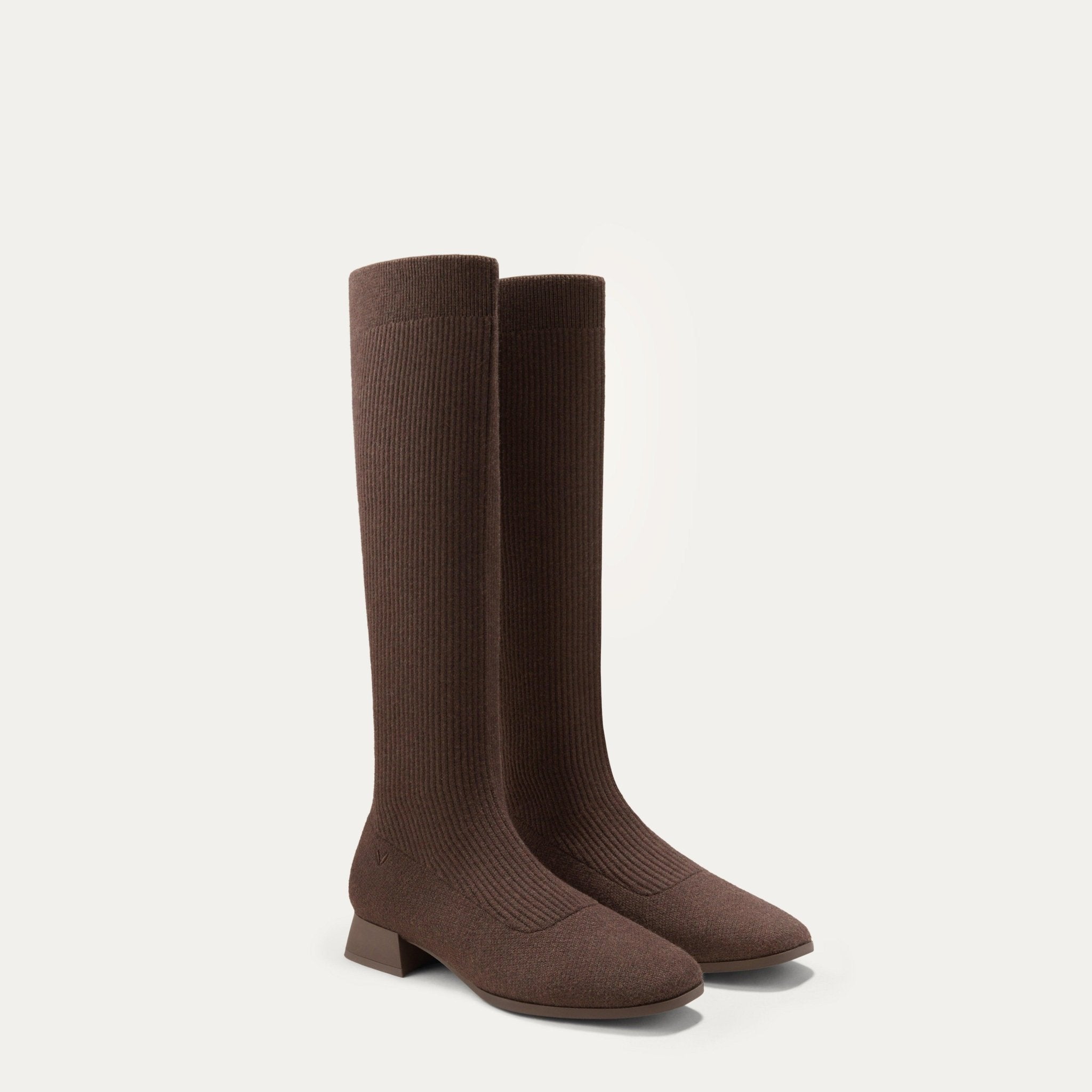 [Tara Pro] Square toe Water Repellent Mid-Calf Boots