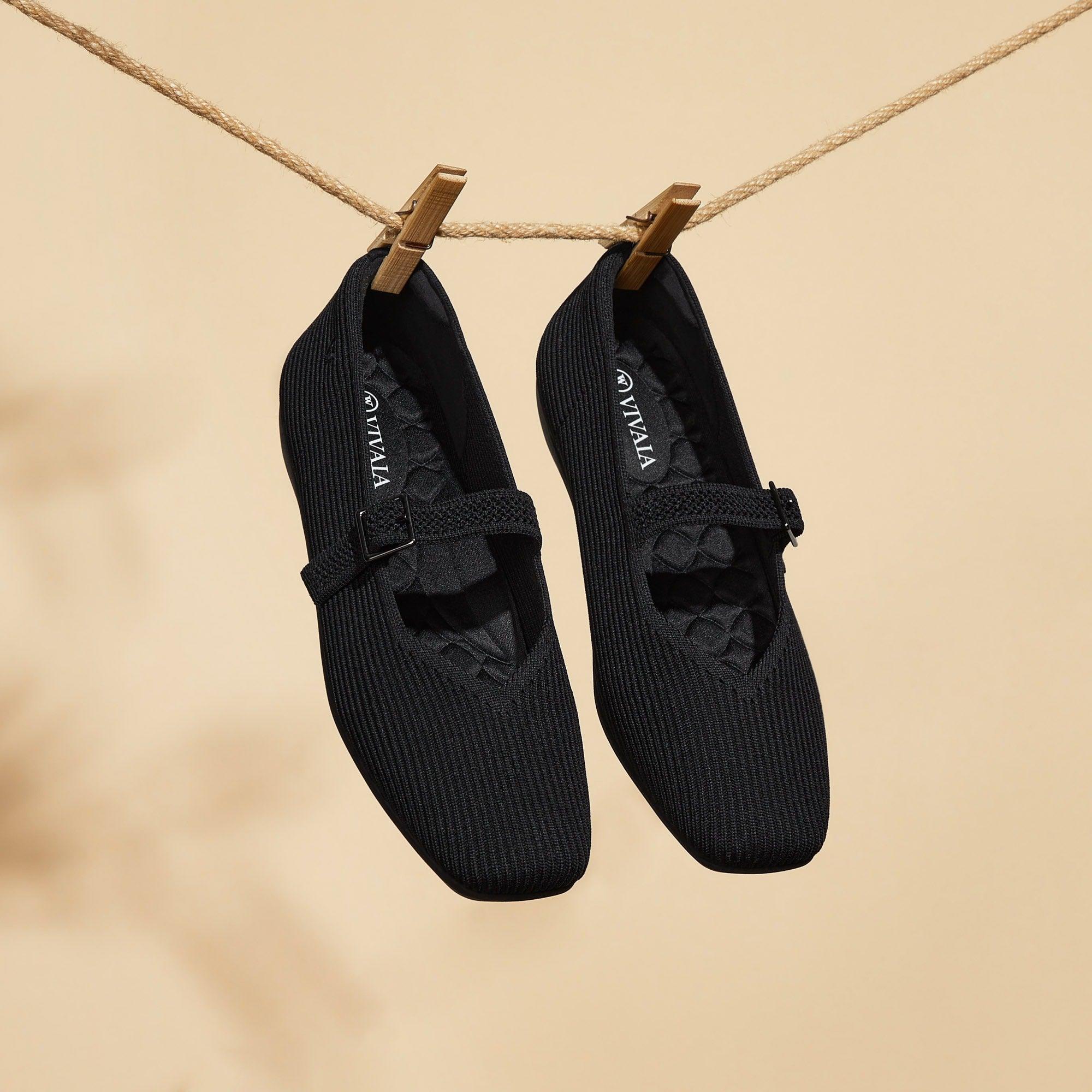 [Margot Walker Mary-Jane] Square toe Ultra-lightweight Thick Sole Mary-Jane Flat Shoes