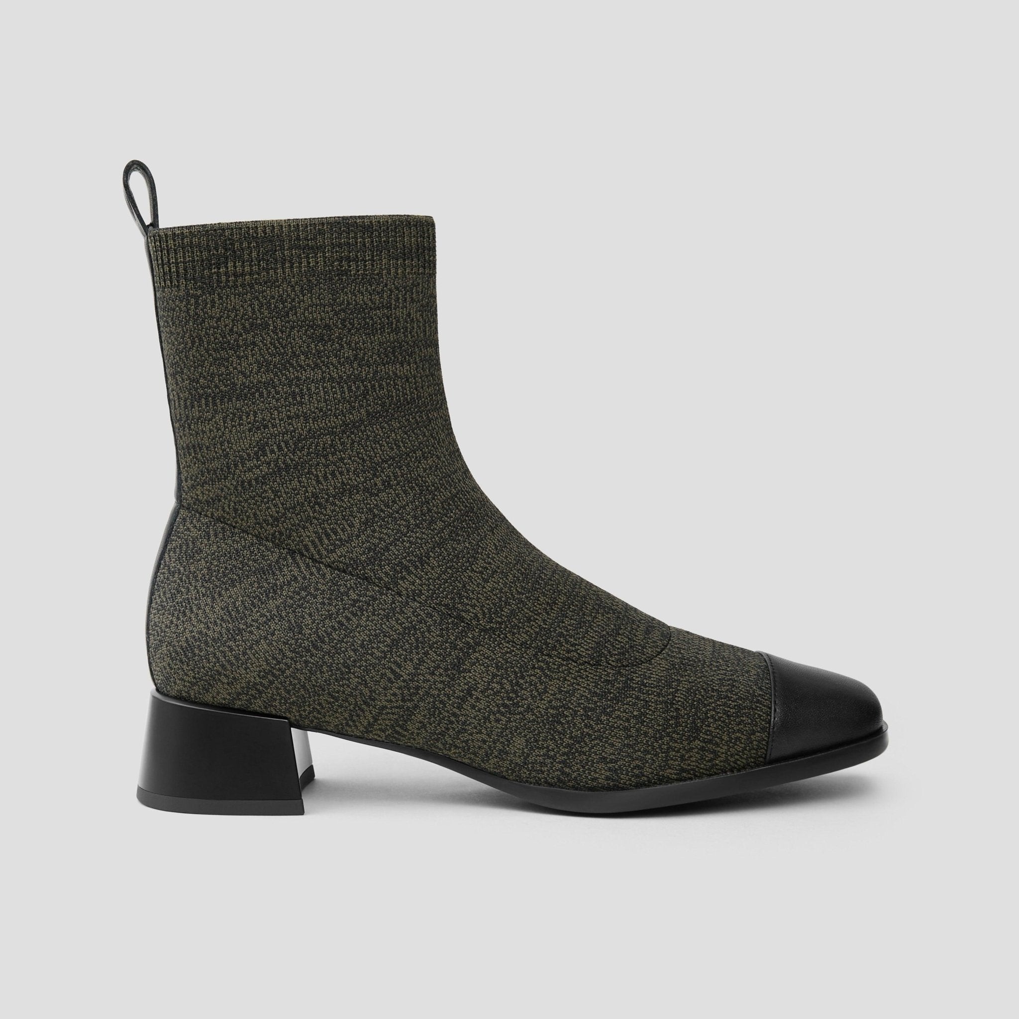 [Madison] Square toe water-repellent short boots