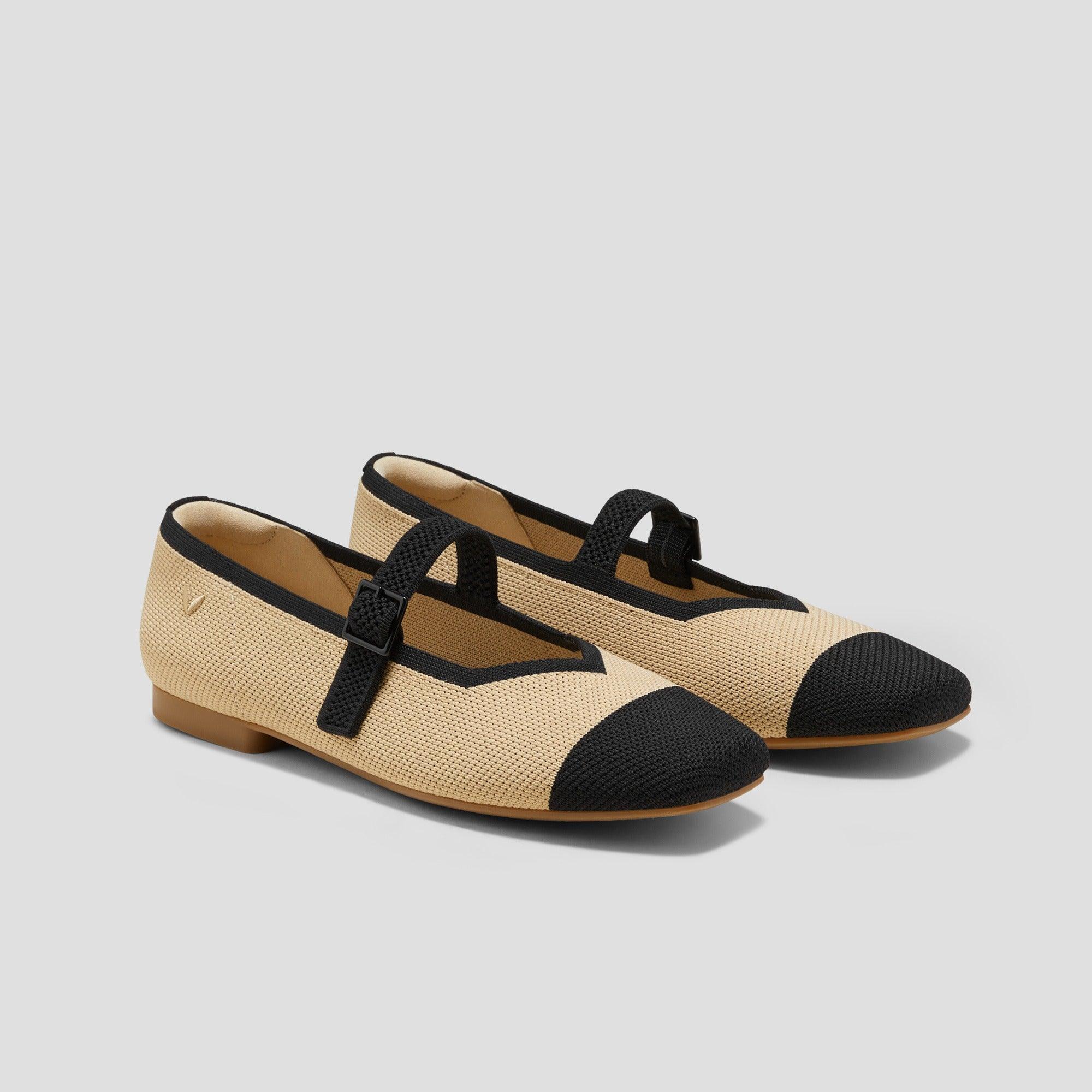 [Margot Mary-Jane] Square toe Mary-Jane flat shoes