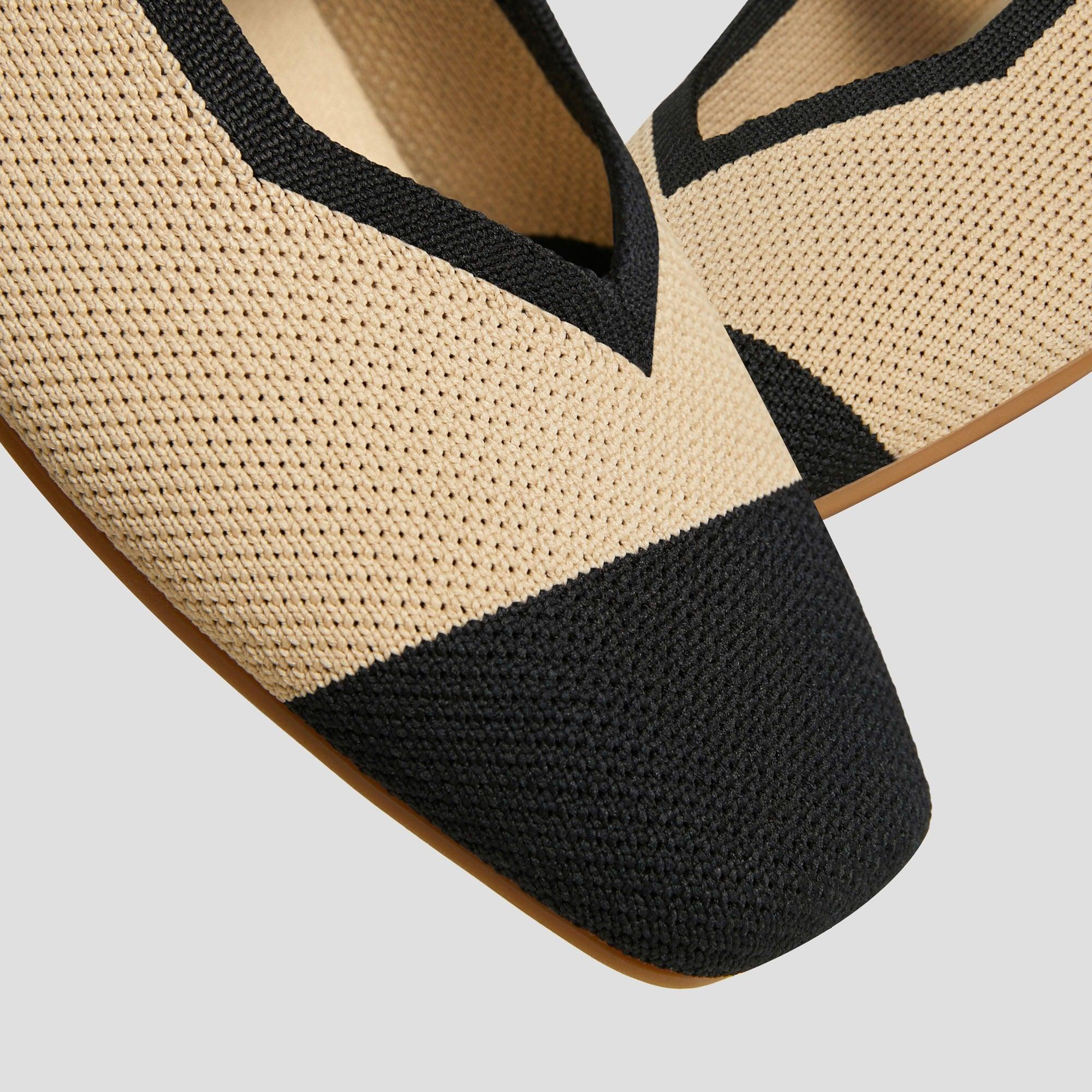 [Margot Mary-Jane] Square toe Mary-Jane flat shoes