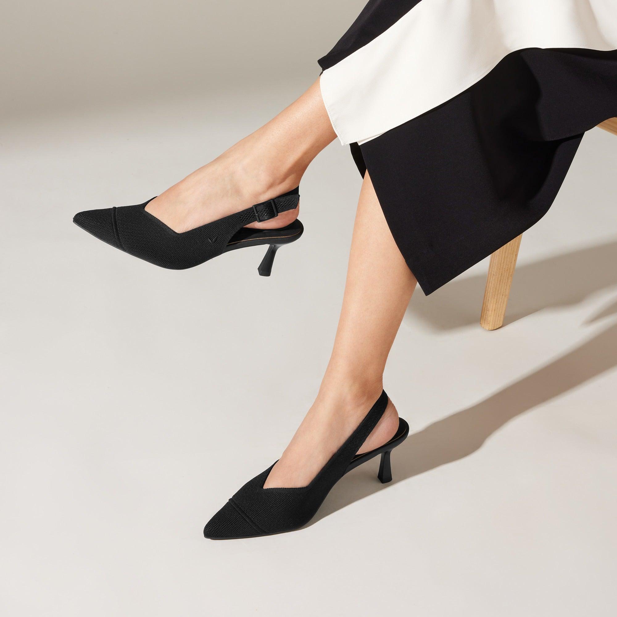 [Addison] Pointed toe slingback sandals