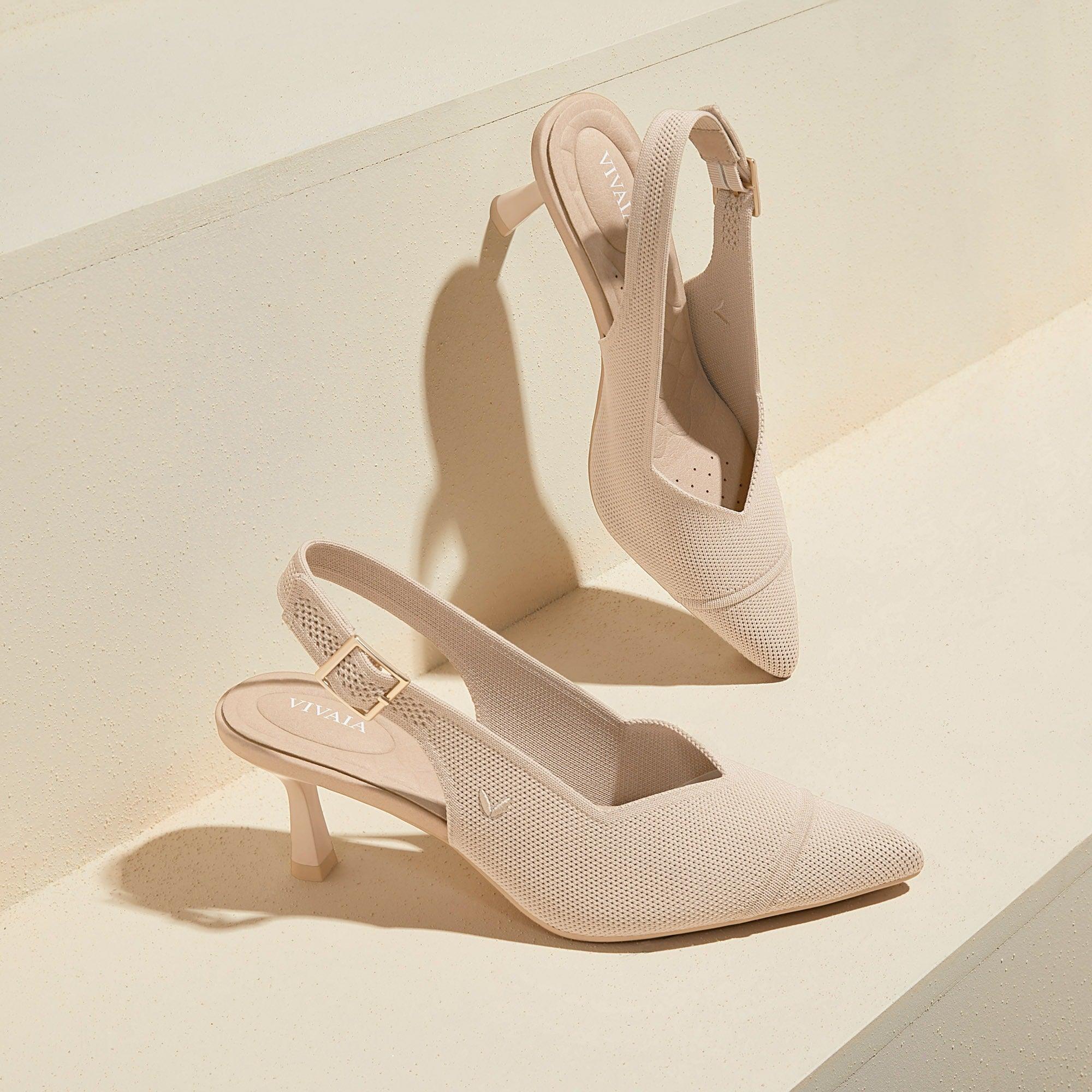 [Addison] Pointed toe slingback sandals