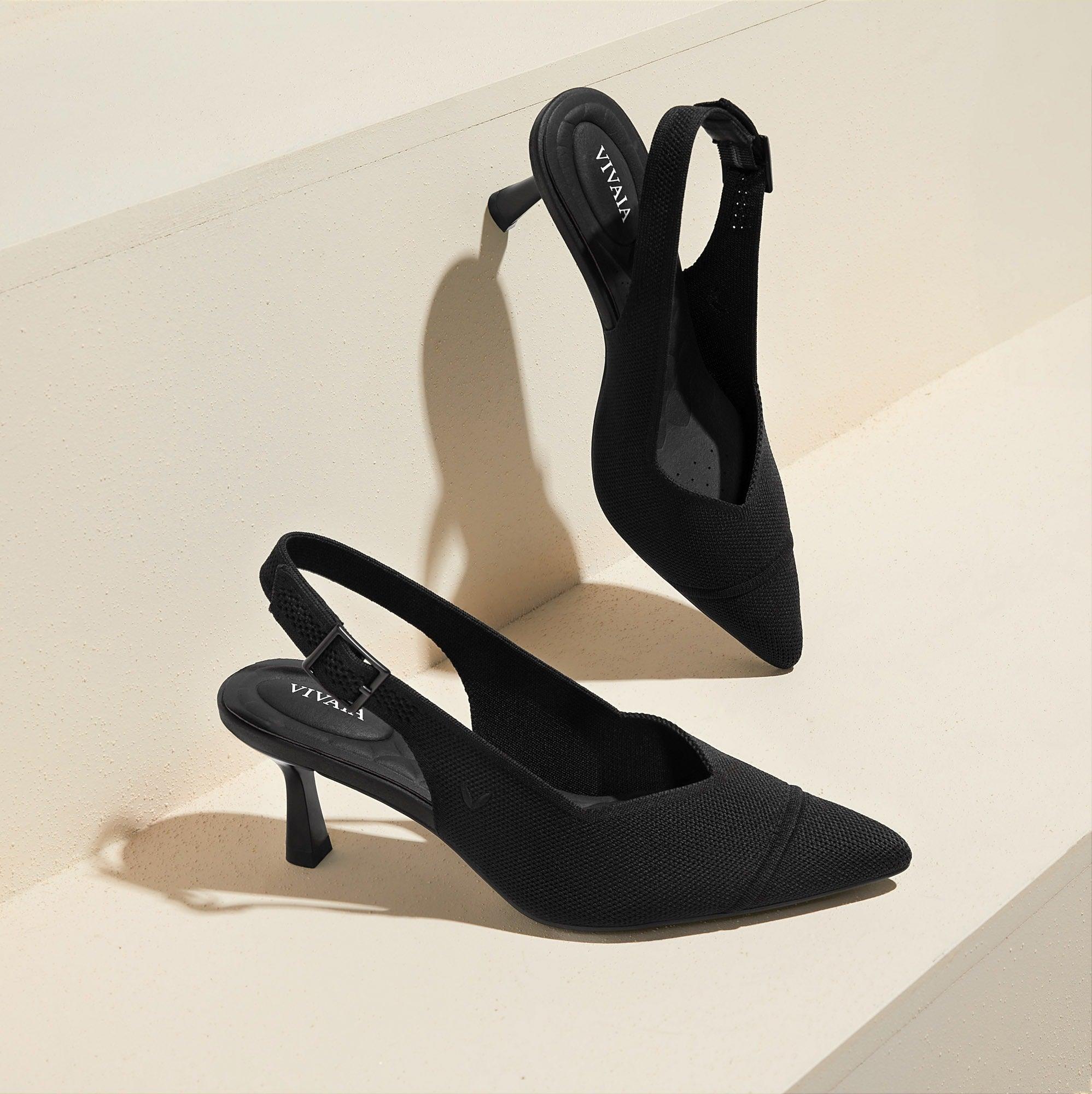 [Addison] Pointed toe slingback sandals