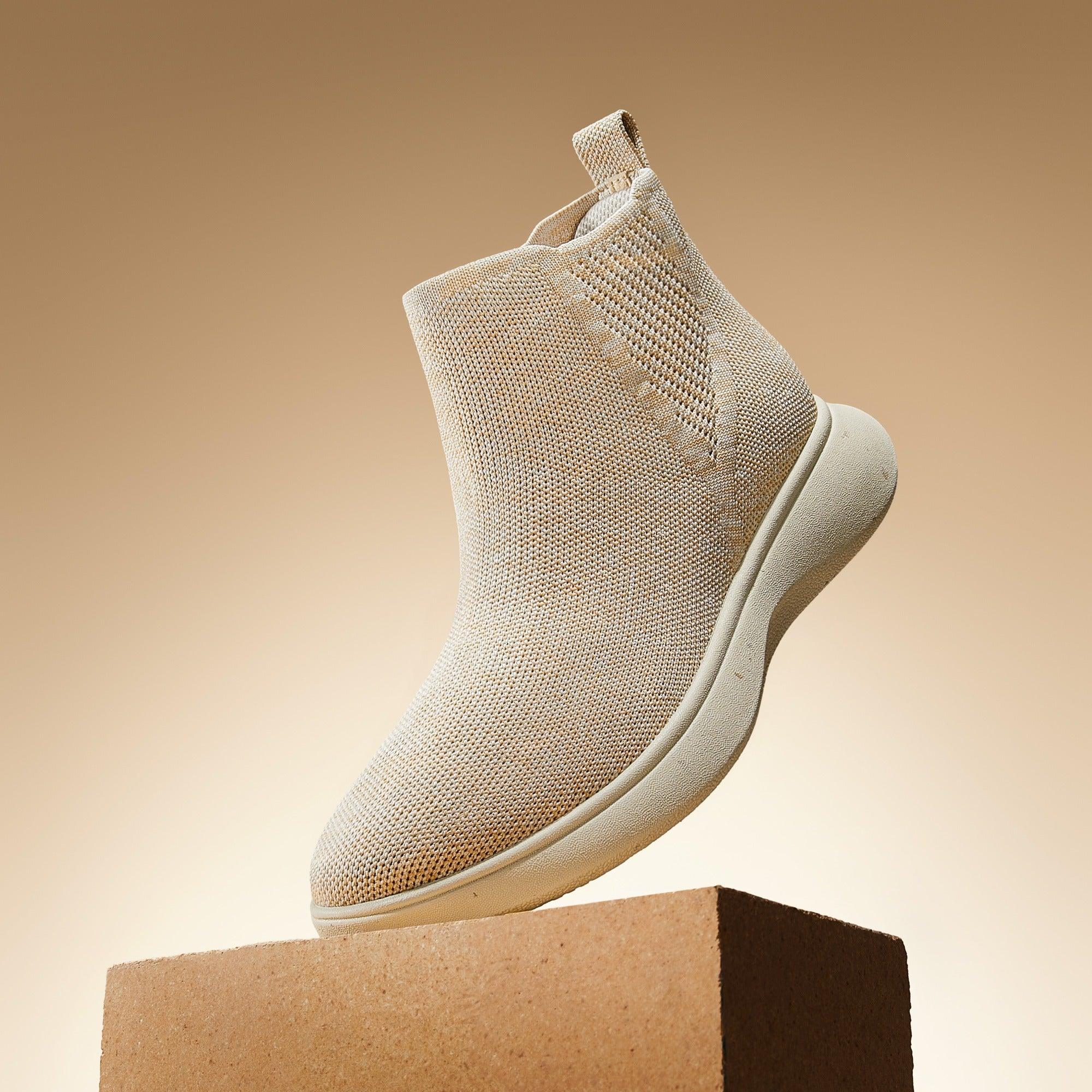 [Urban Boots] ユニセックス  撥水加工 スリッポン ショートブーツ