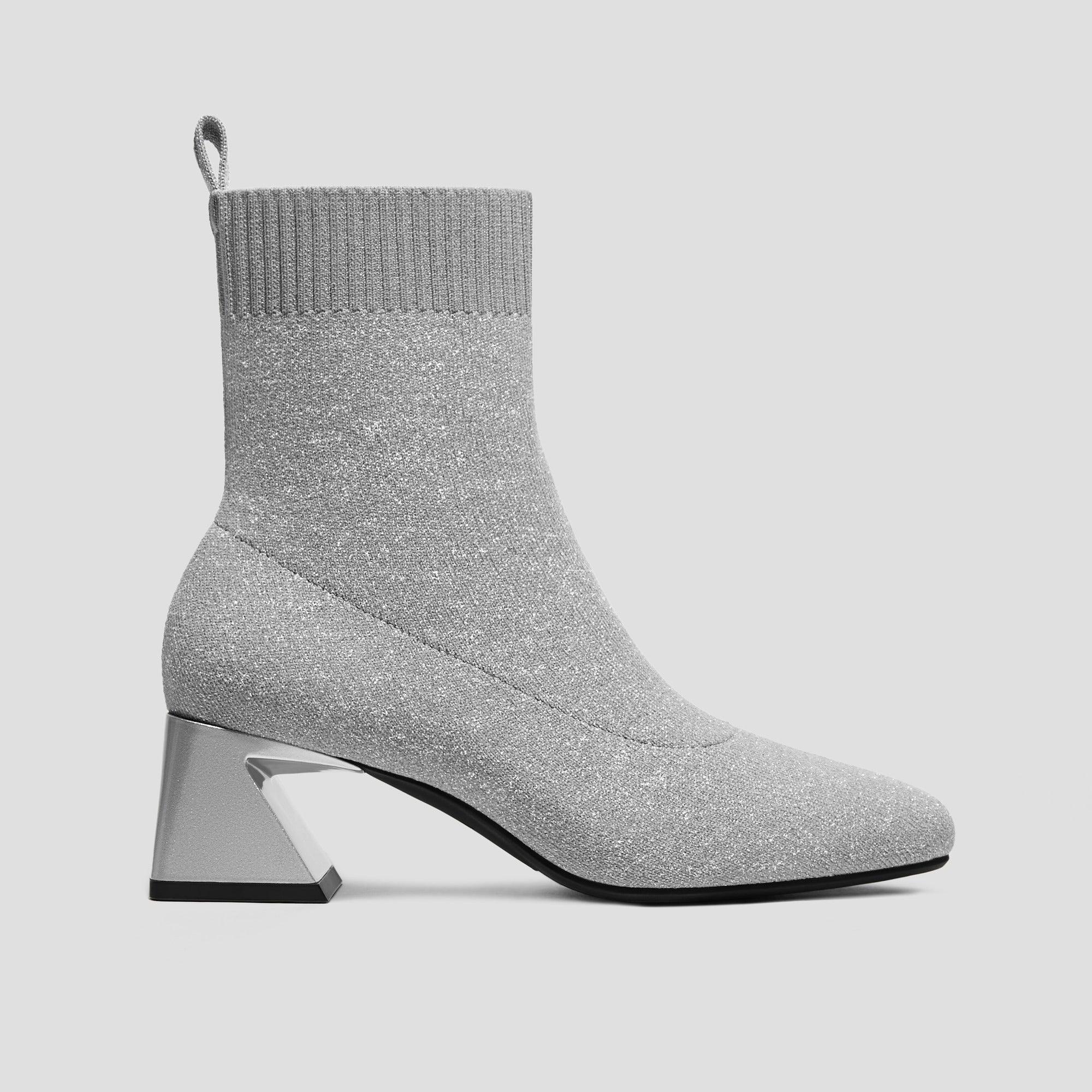 [Regina Pro] スクエアトゥ 撥水加工 ショートブーツ