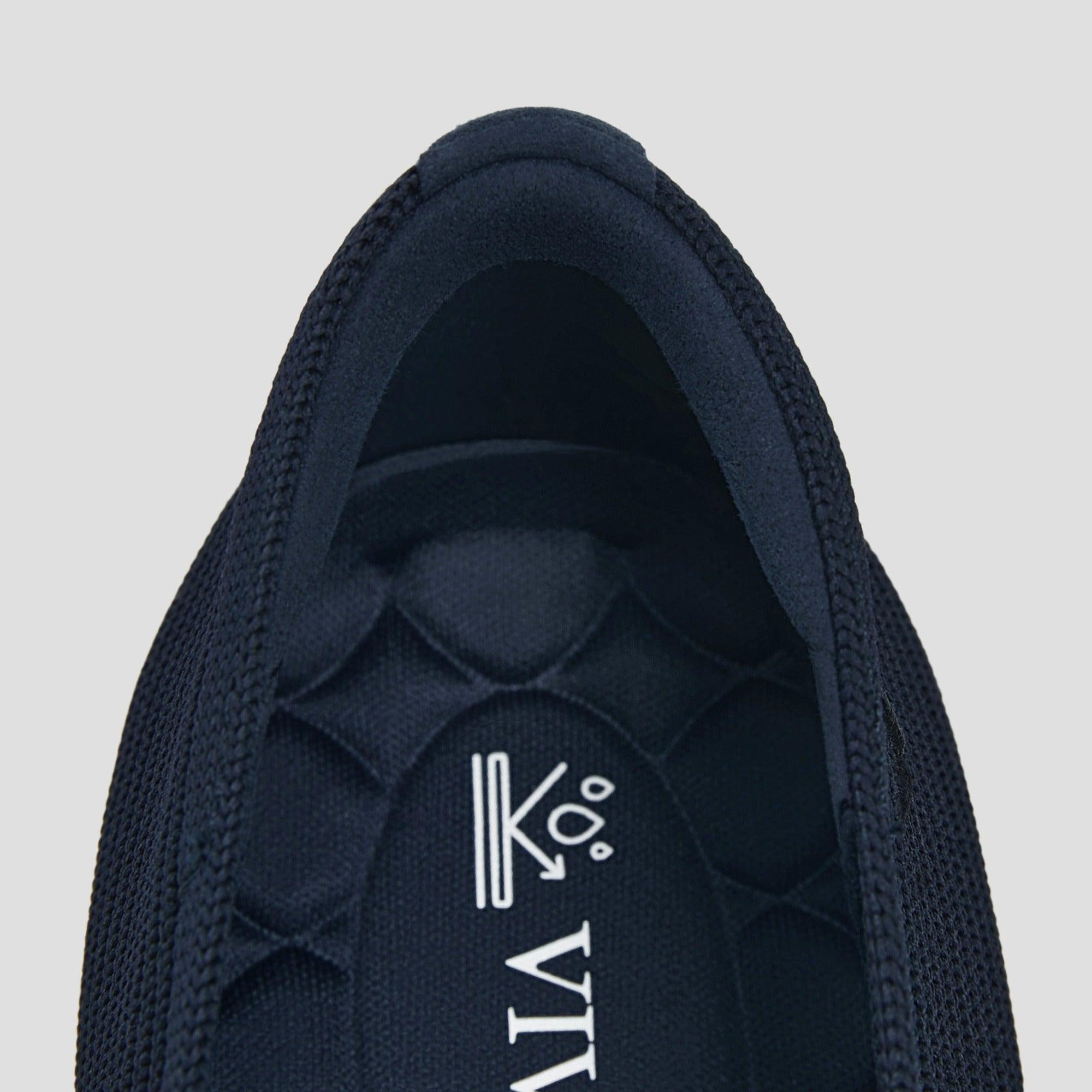 [Margot Walker Super Water Repellent] Square Toe Ultra Lightweight Thick Sole Flat Shoes