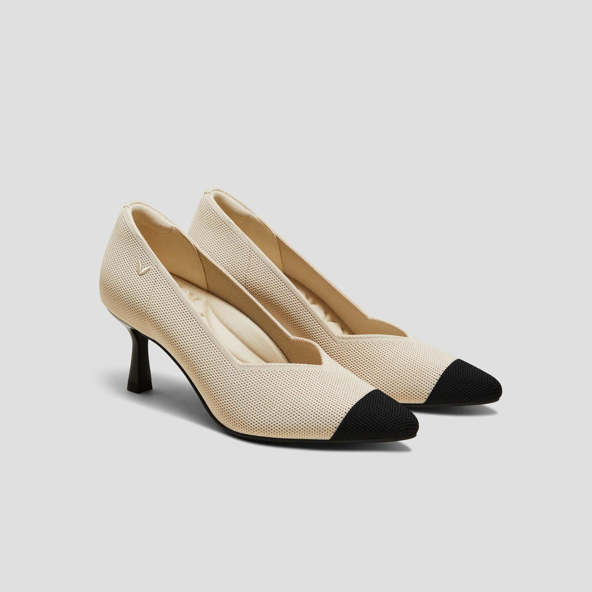 [Anna] Pointed toe mid heel
