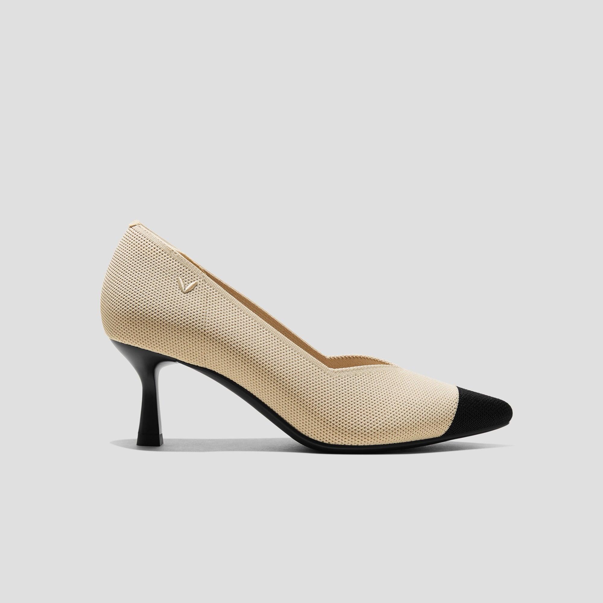 [Anna] Pointed toe mid heel