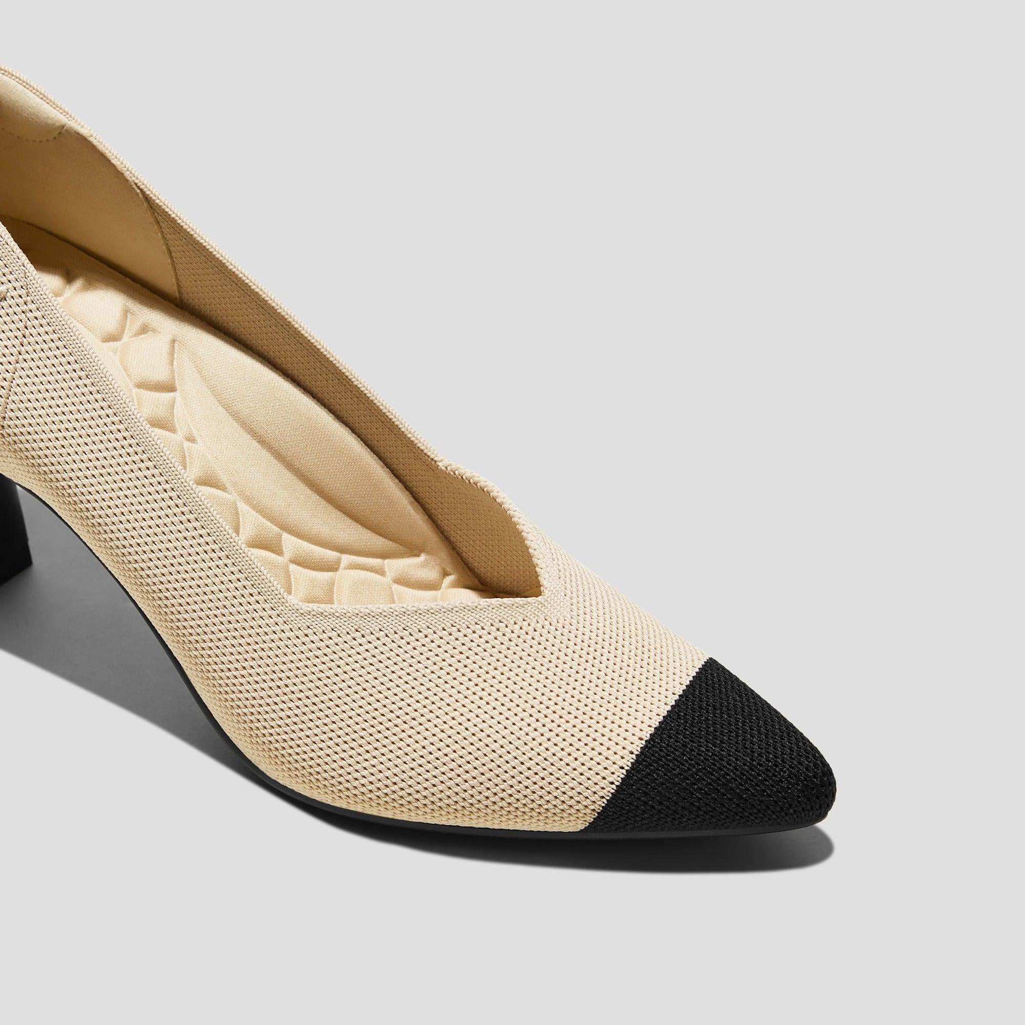 [Anna] Pointed toe mid heel