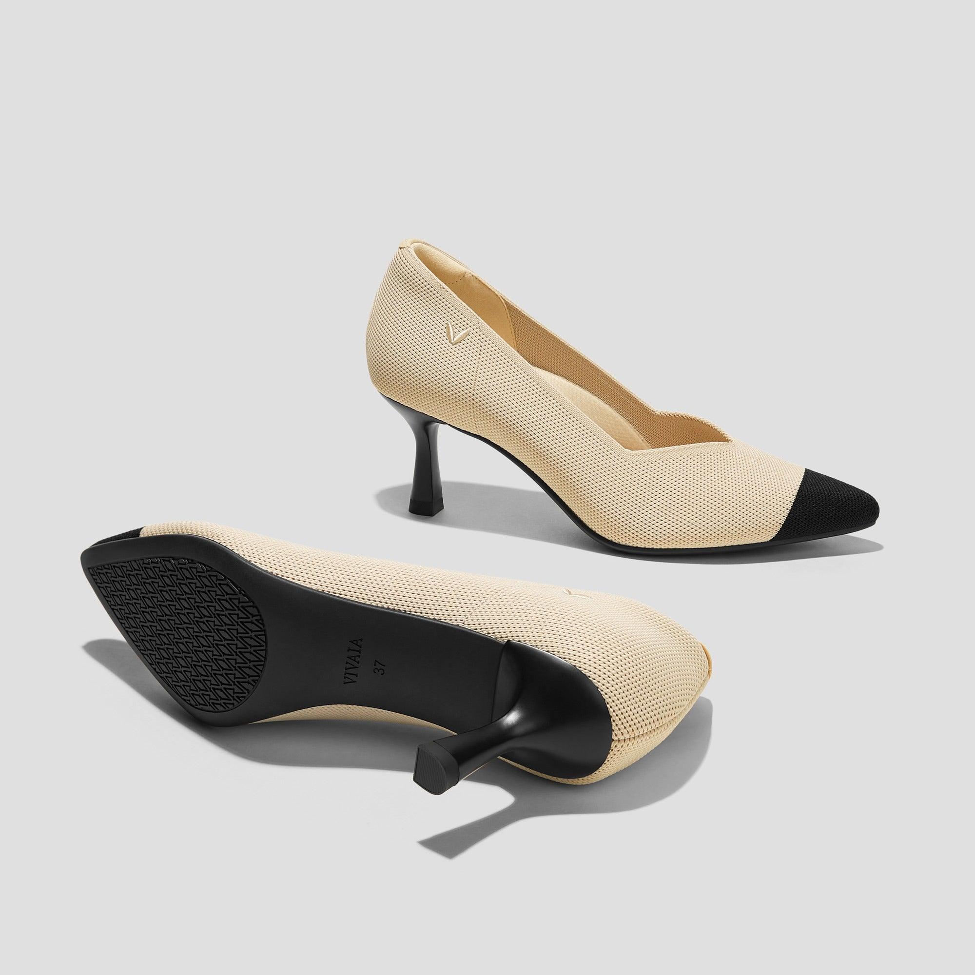 [Anna] Pointed toe mid heel