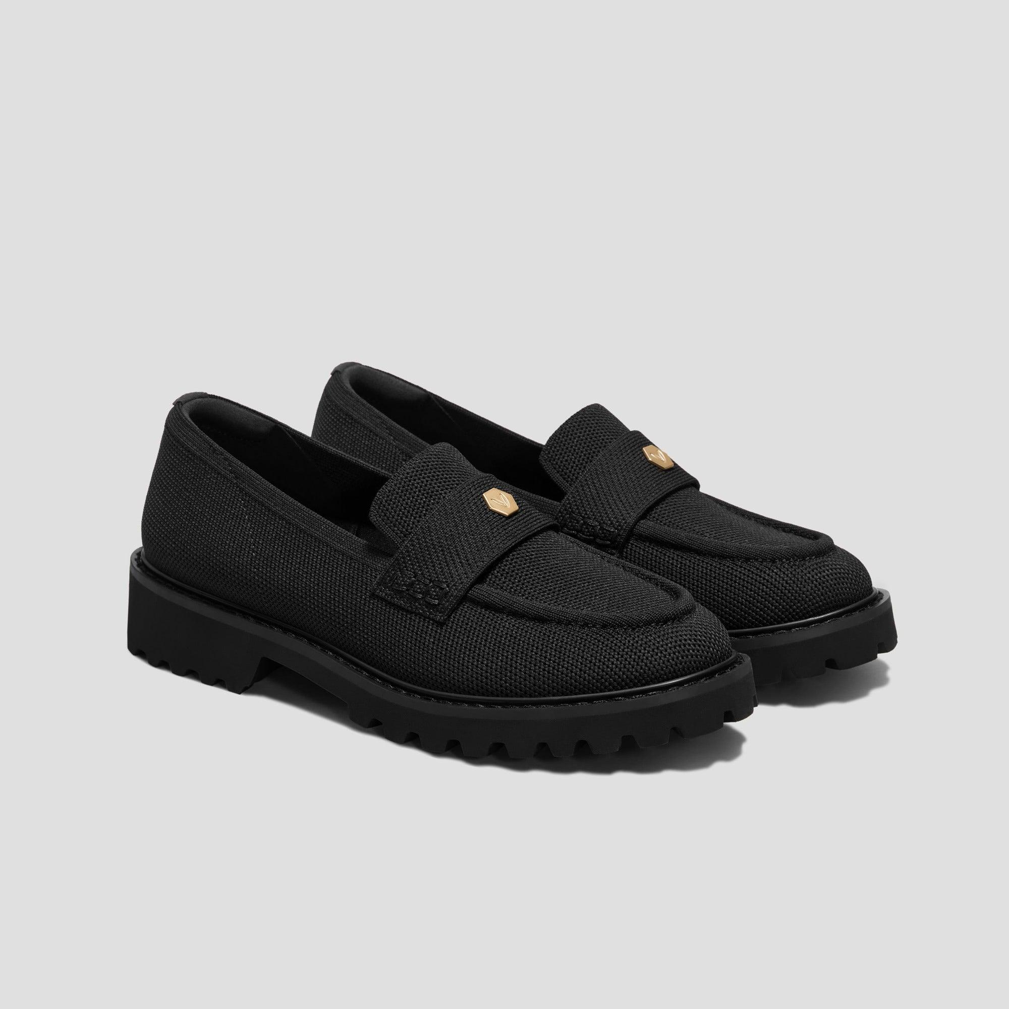 [Francesca] Almond Toe Platform Truck Sole Loafers