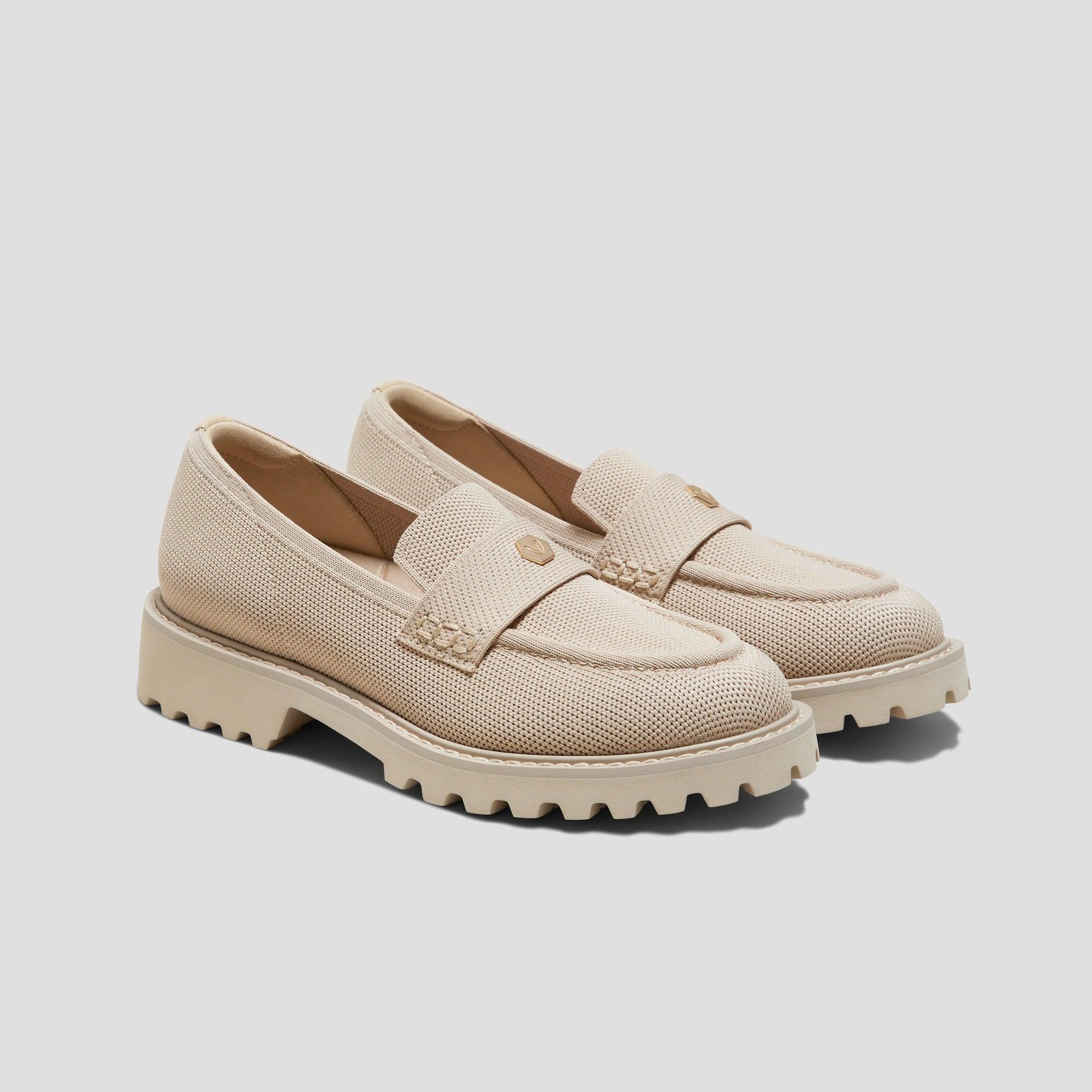 [Francesca] Almond Toe Platform Truck Sole Loafers