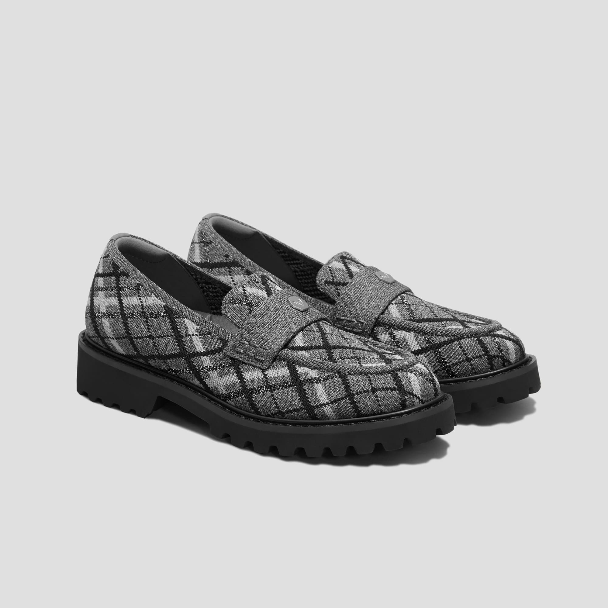 [Francesca] Almond Toe Platform Truck Sole Loafers
