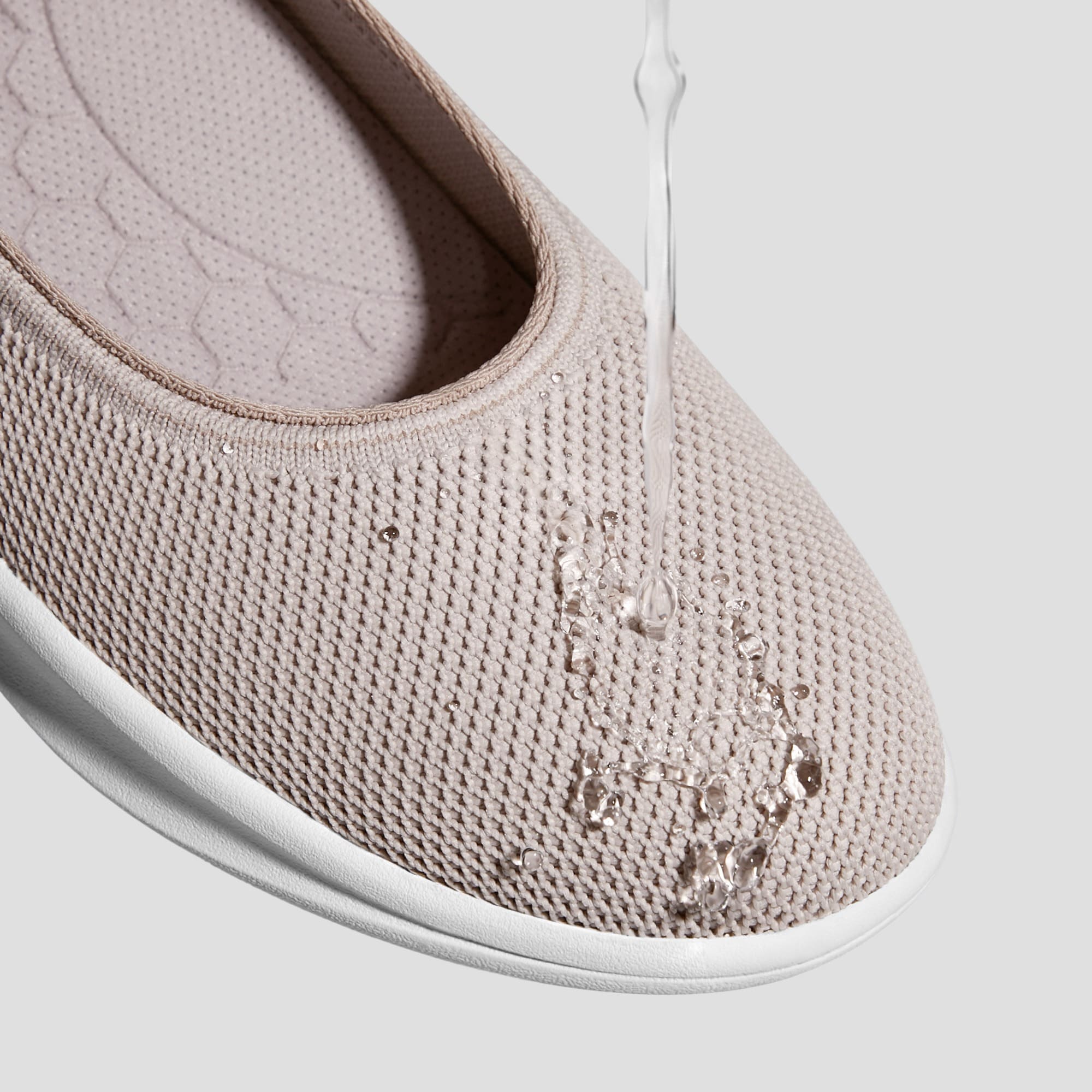 [Walker Pro Izabel] Water-repellent round toe sneakers, flat